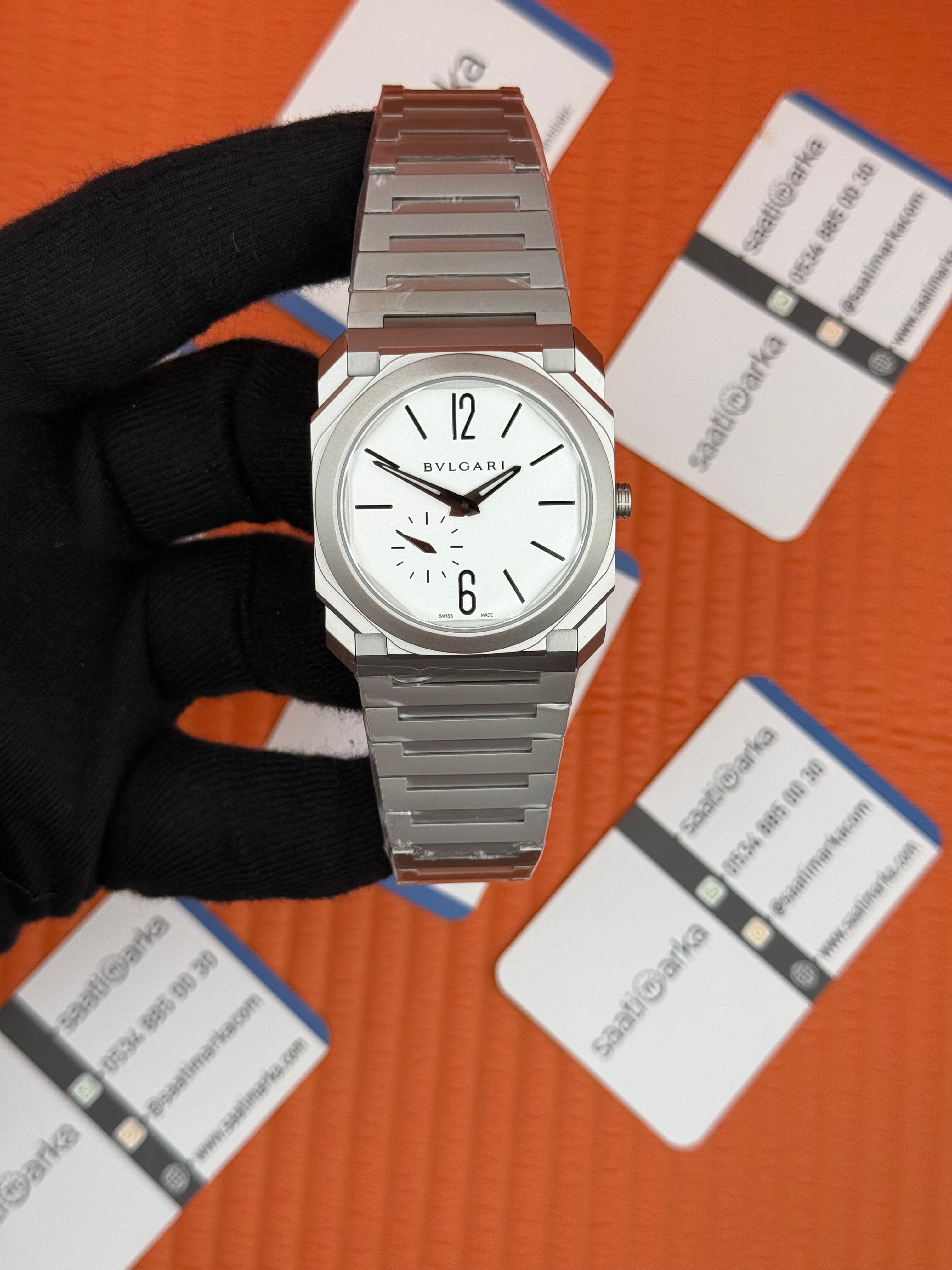 BVLGARI OCTO BEYAZ KADRAN