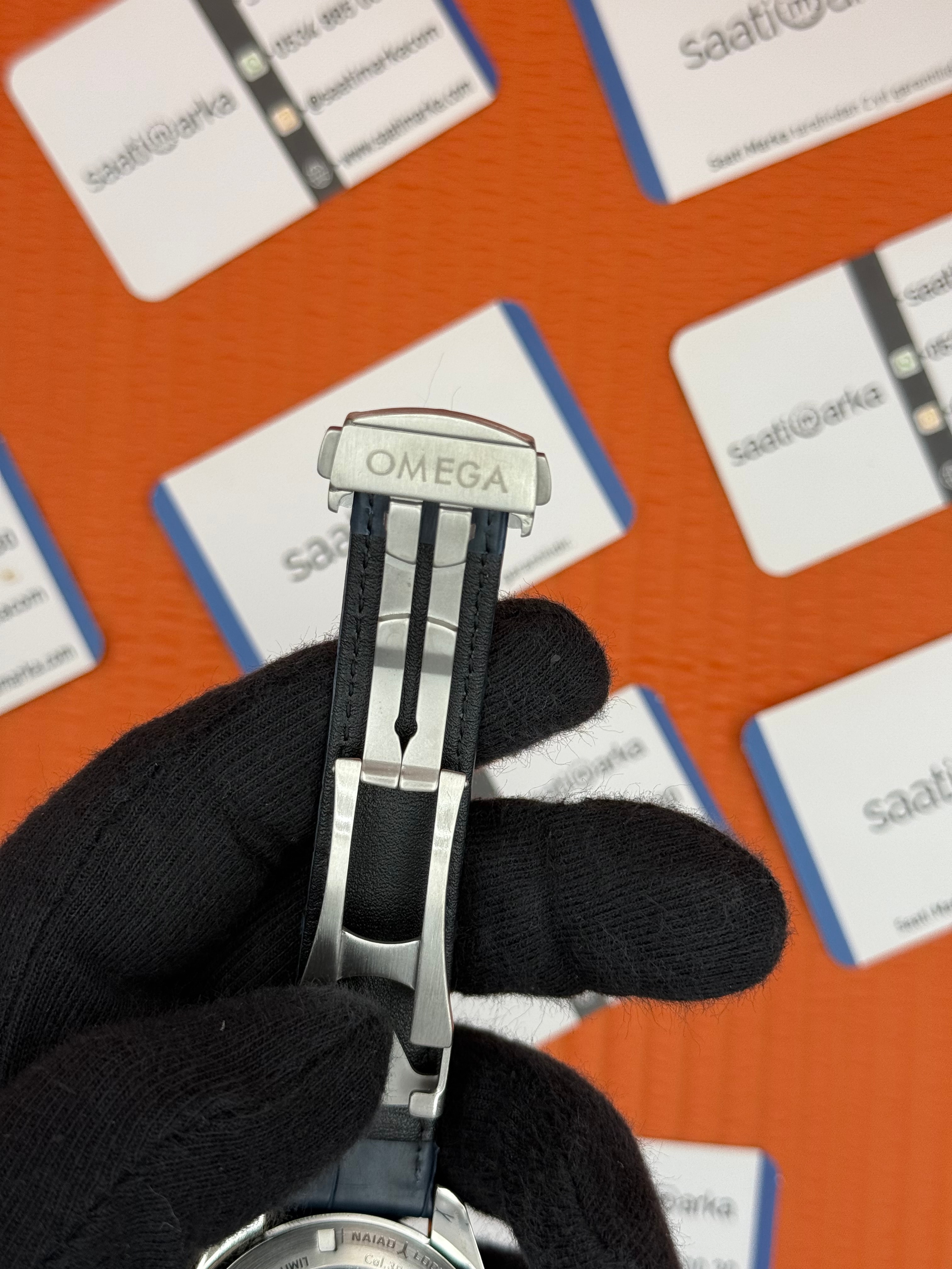 OMEGA SPEEDMASTER LACİVERT KORDON LACİVERT KADRAN