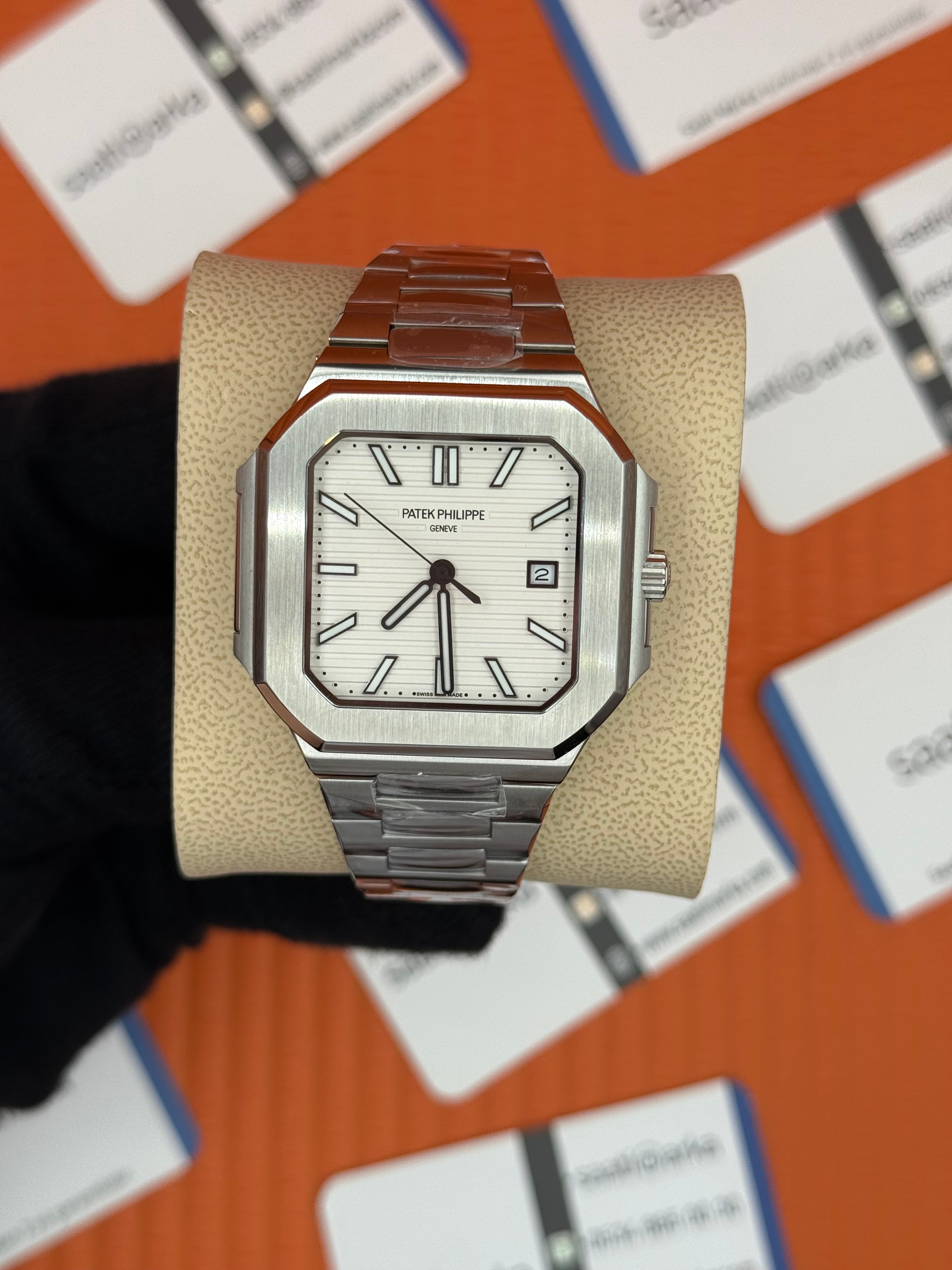 PATEK PHILIPPE CUBİTUS BEYAZ KADRAN SİLVER KASA KORDON