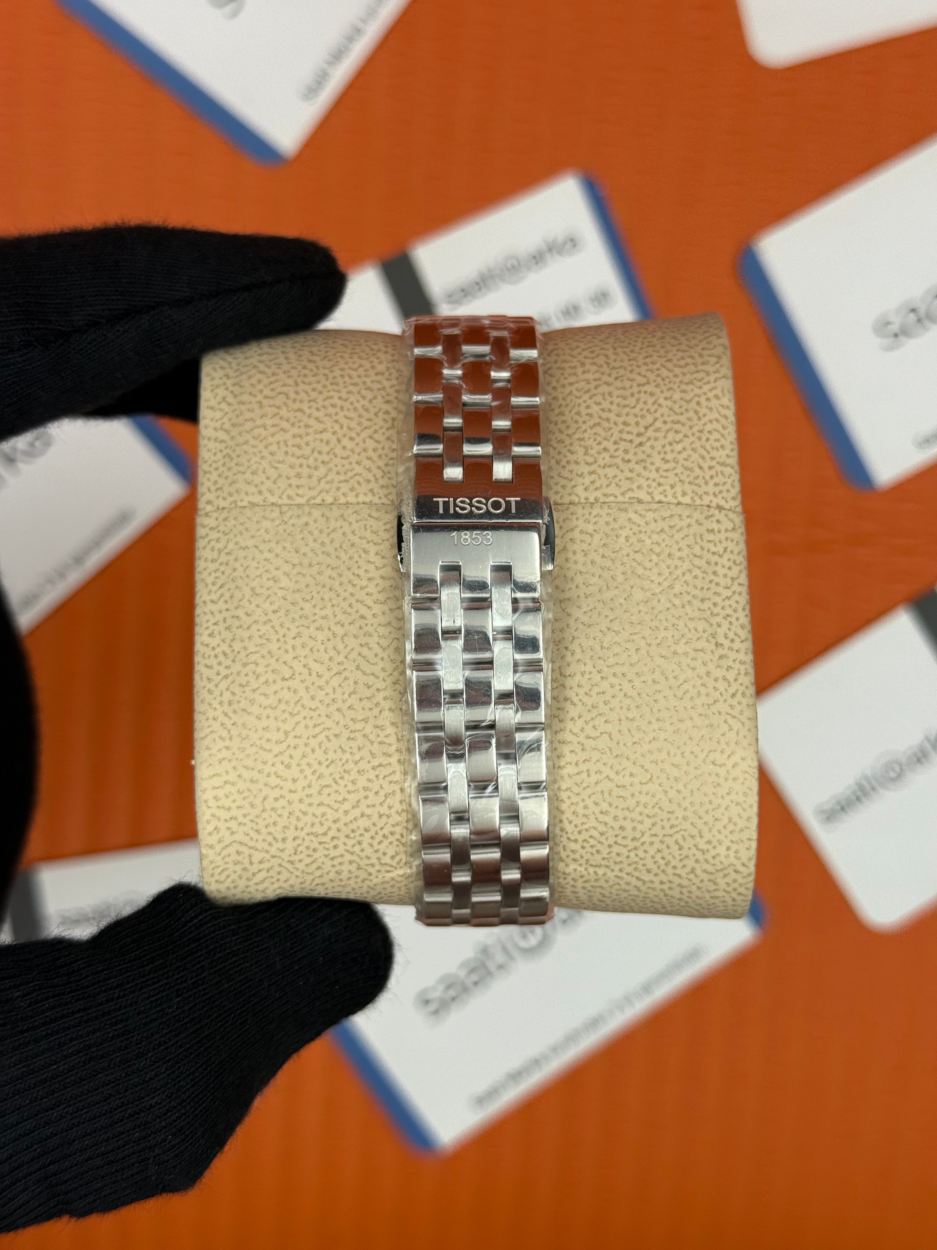 TISSOT carson premium gent monnphase beyaz kadran silver kasa kordon kadın kol saati