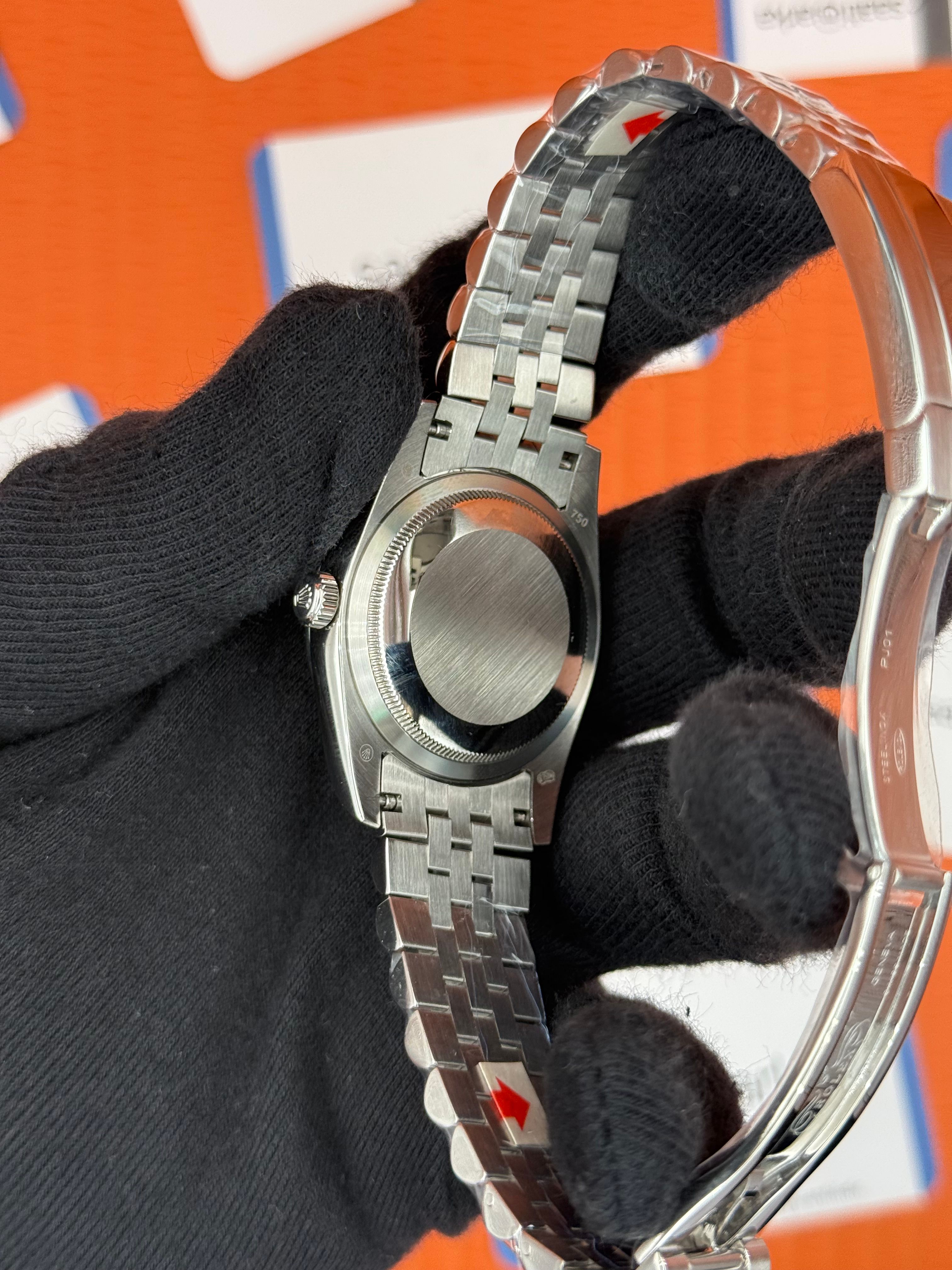 ROLEX datejust 36mm mavi kadran silver jubilee kordon