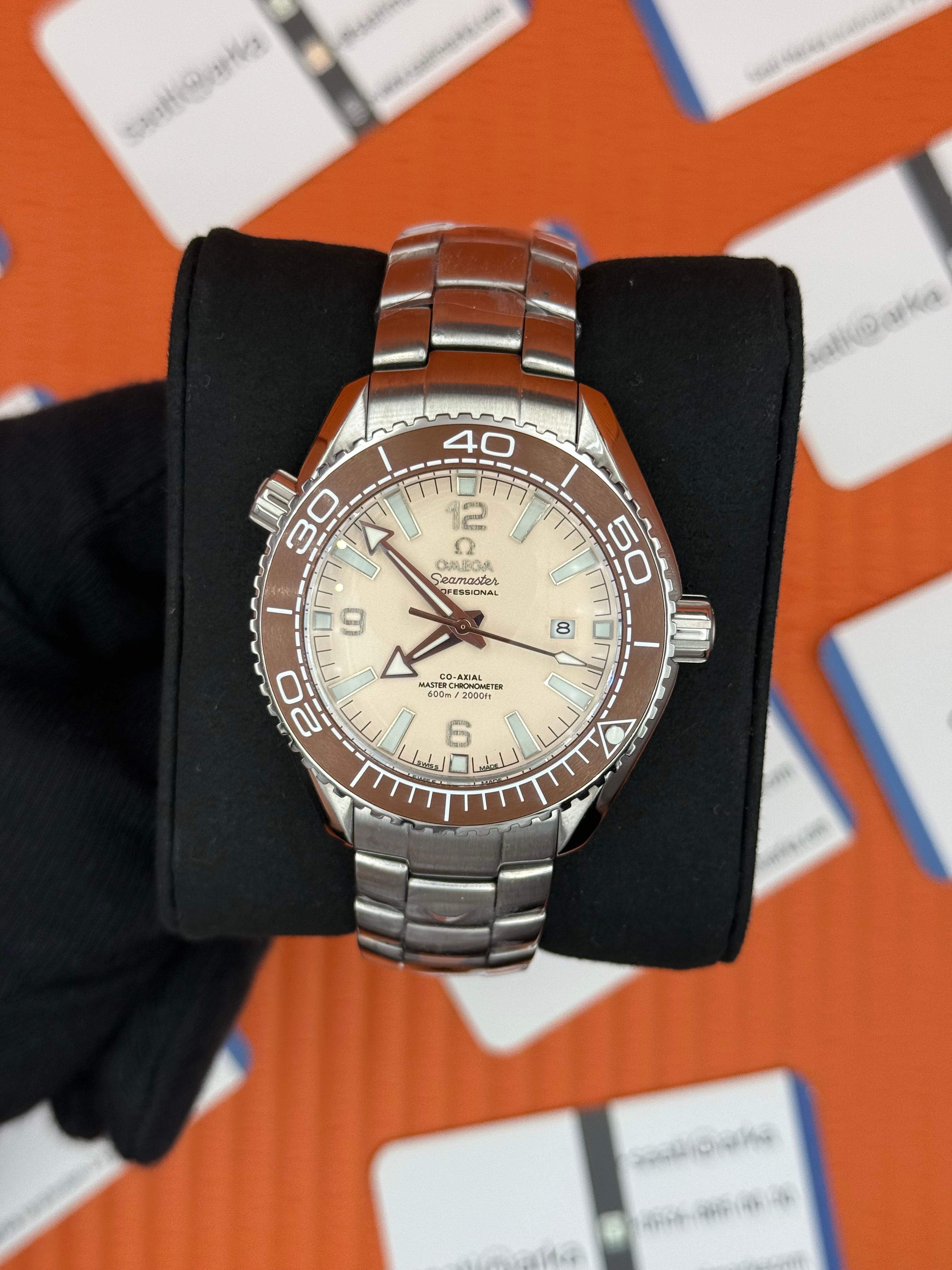 OMEGA SEAMASTER CHRONOMETER 600M ÇELİK KORDON KASA KAHVERENGİ BEZEL 