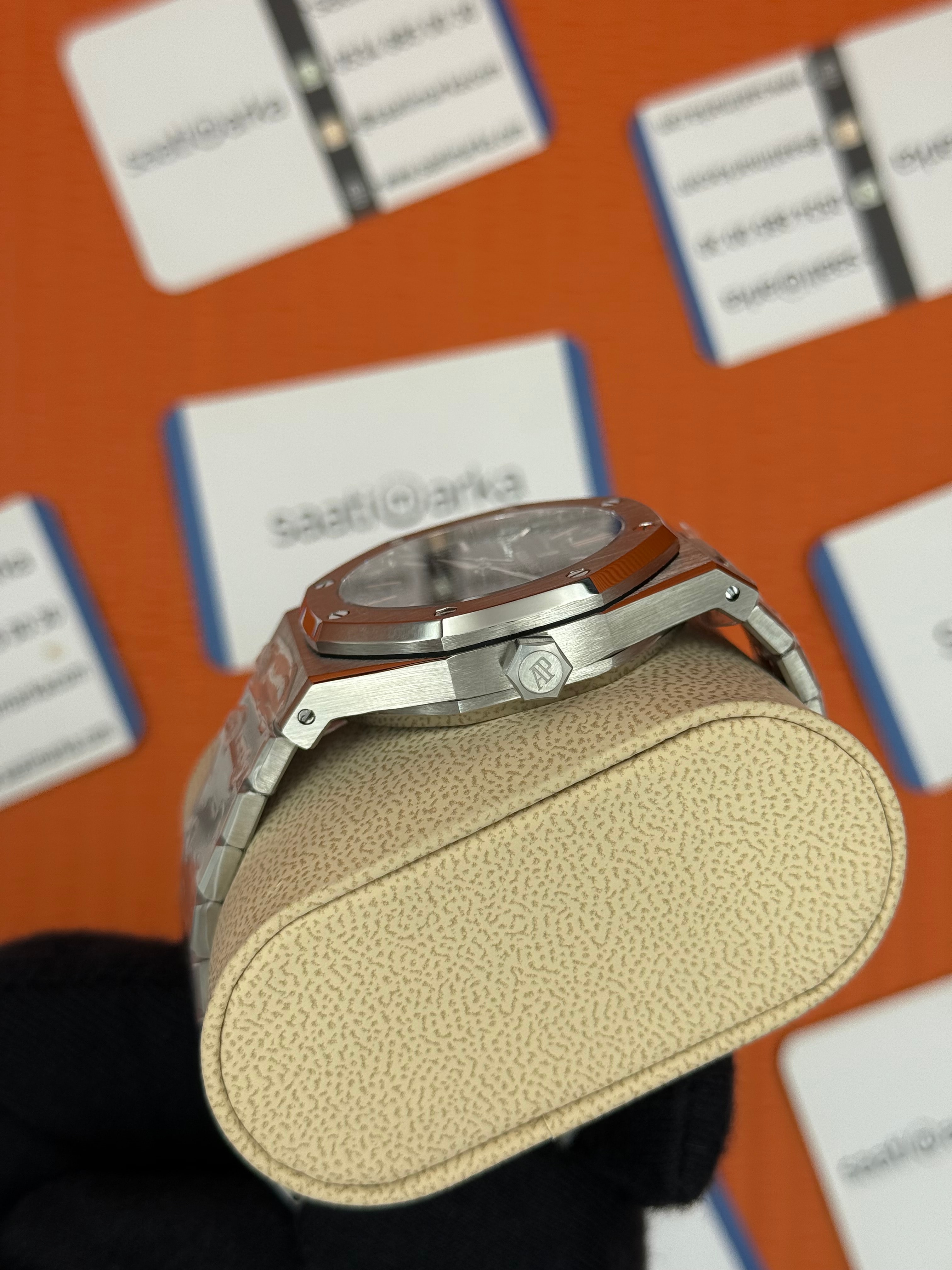 AUDEMARS PİGUET ROYAL OAK MAVİ KADRAN SİLVER KASA KORDON AUTOMATİK