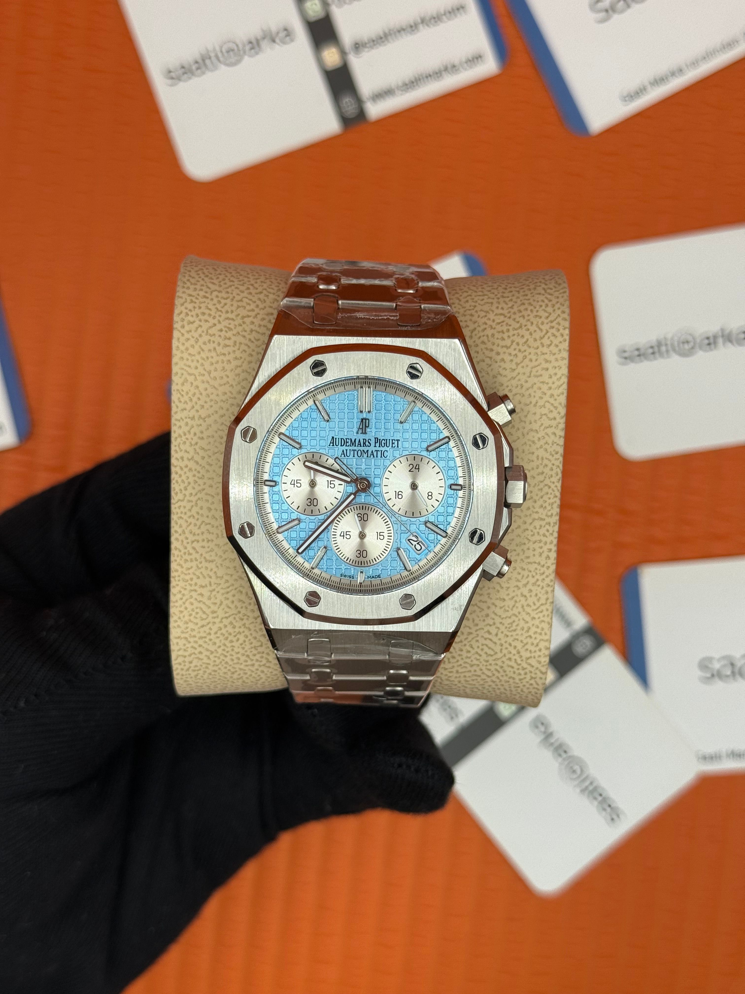 AUDEMARS PİGUET ROYAL OAK TİFFANY KADRAN SİLVER KASA KORDON