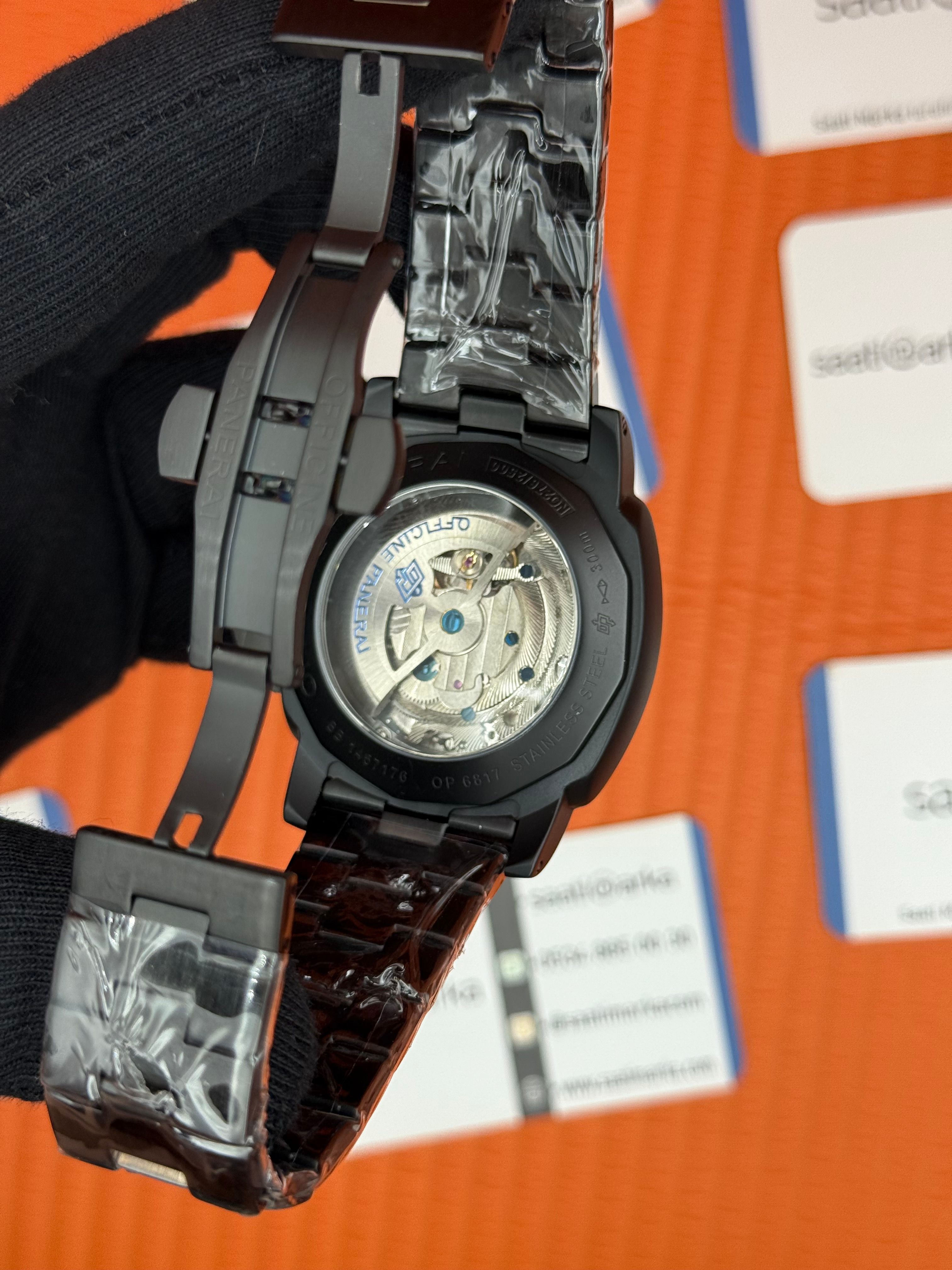 PANERAI luminor gmt full black 