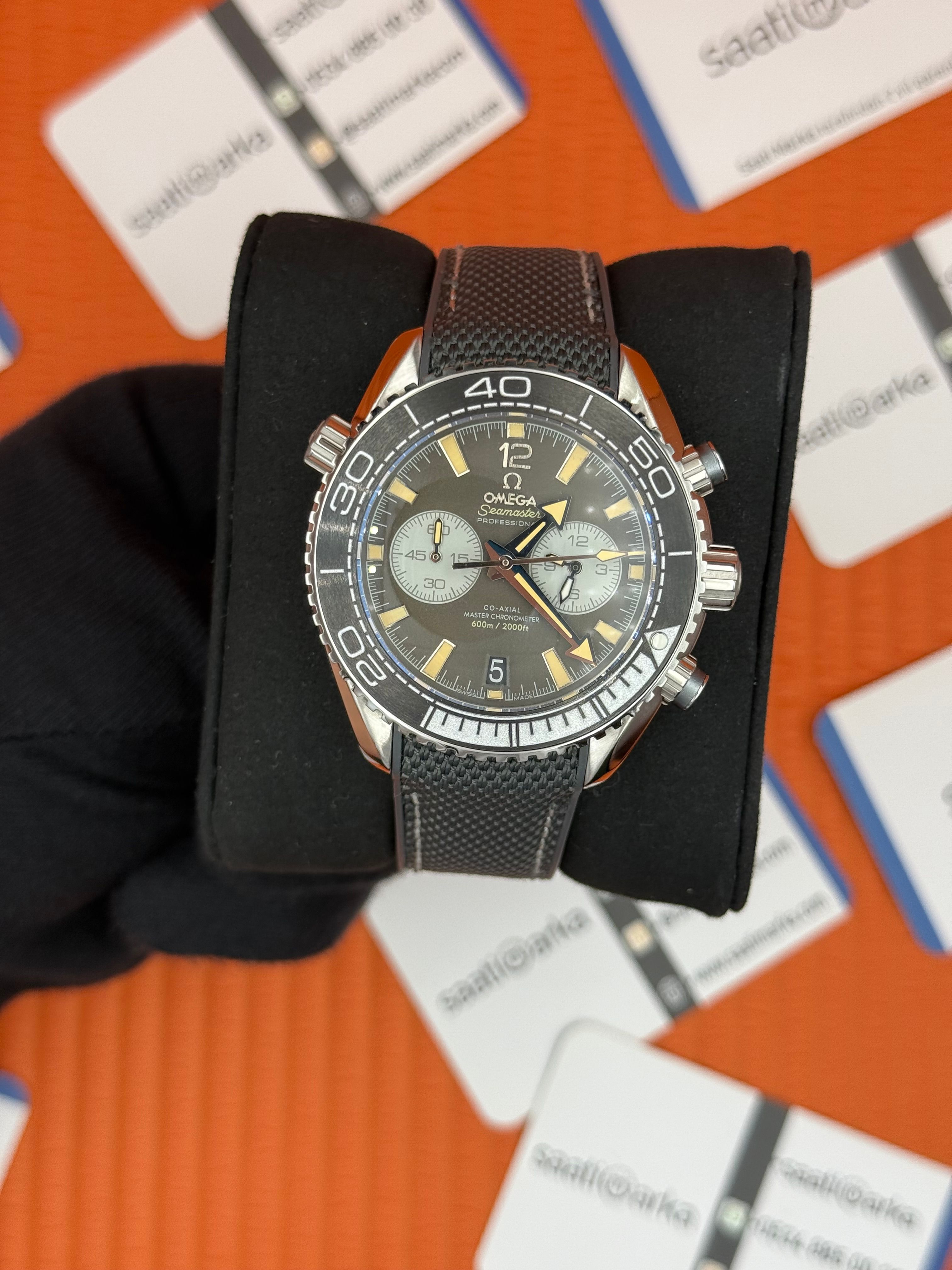 OMEGA SEAMASTER CHRONOMETER 600M GRİ KORDON FÜME KADRAN