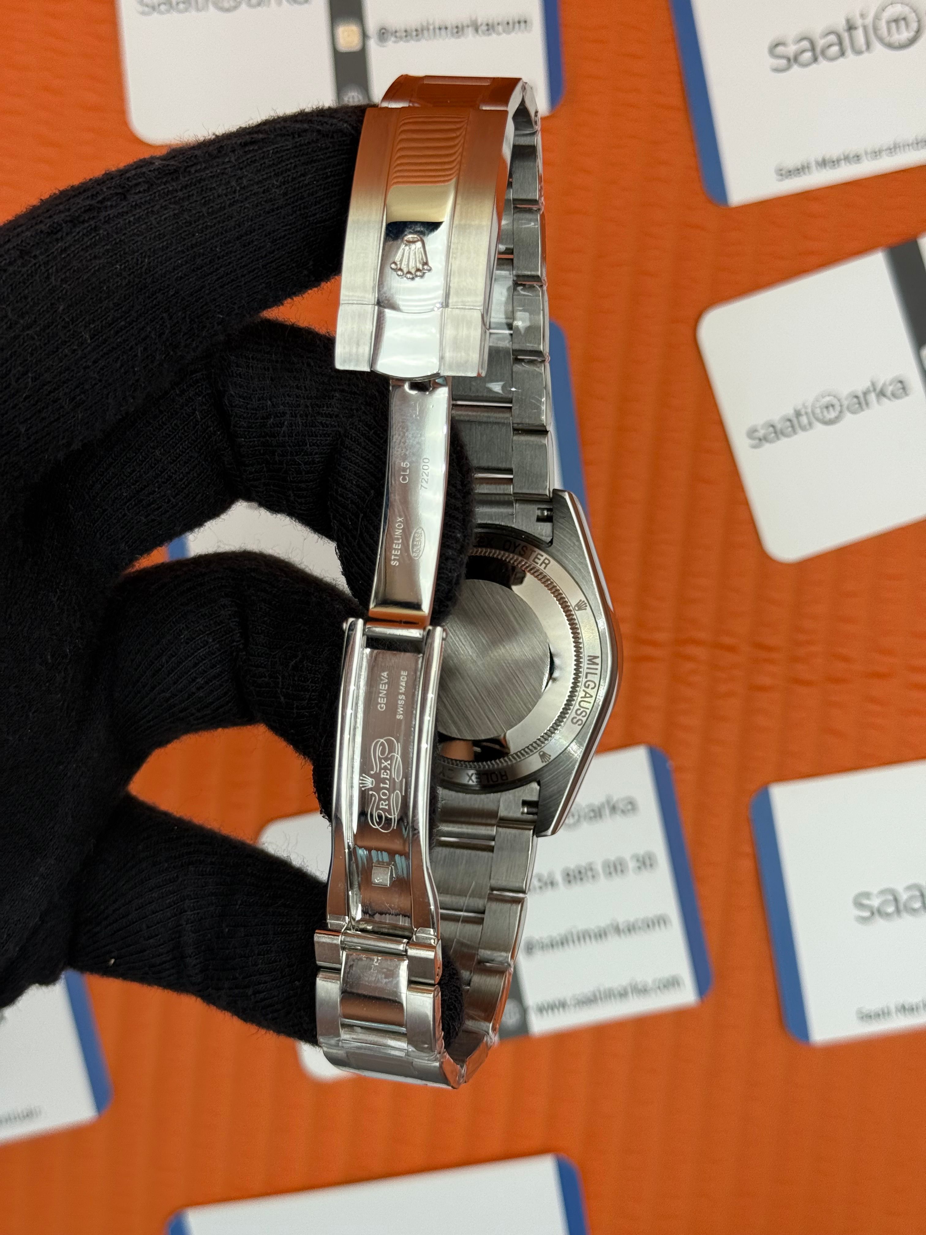 ROLEX Label Noir tourbillon silver kasa kordon