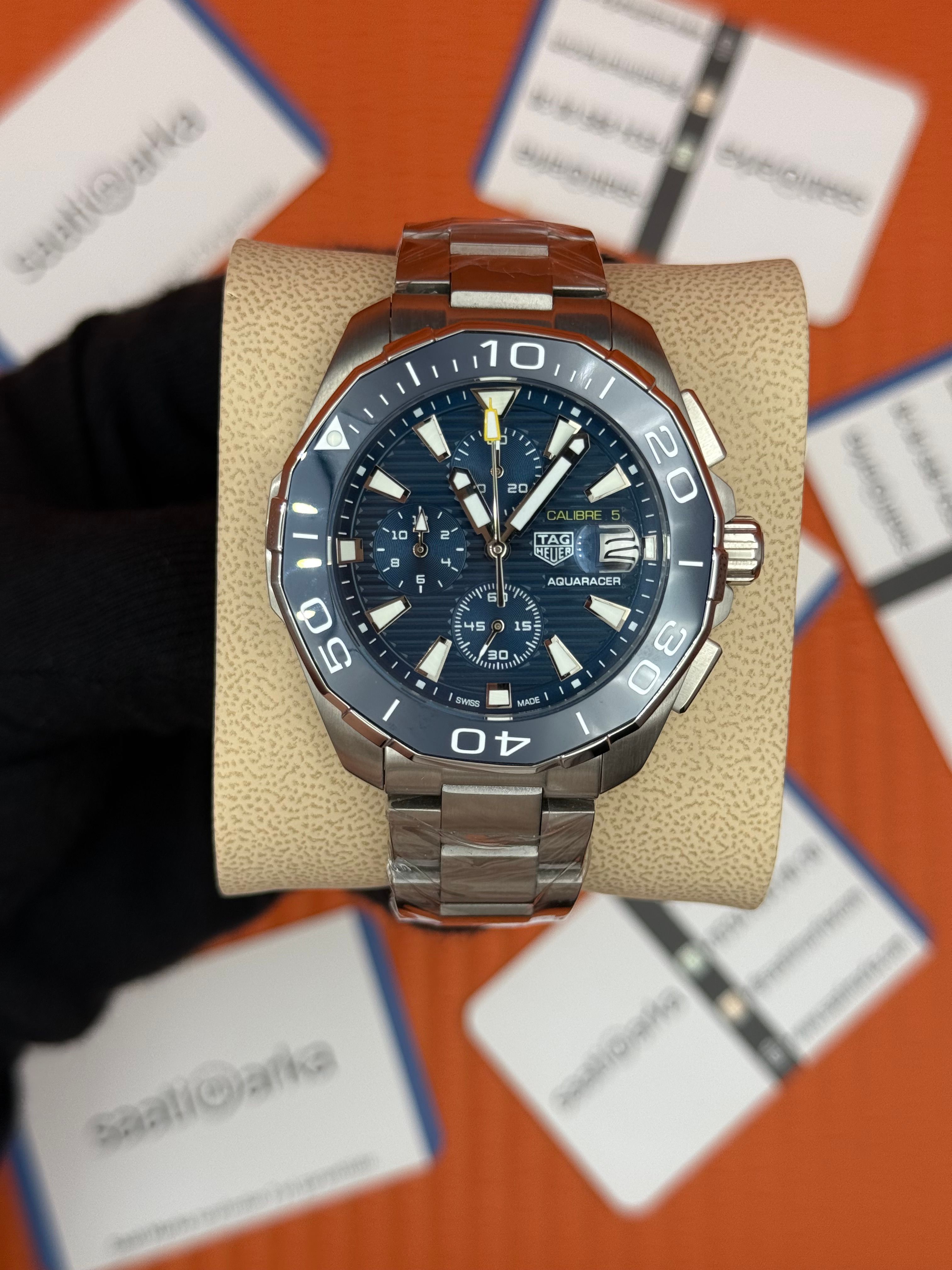 TAGHEUER GALİBRE 16 AQUARACER MAVİ KADRAN BEZEL 