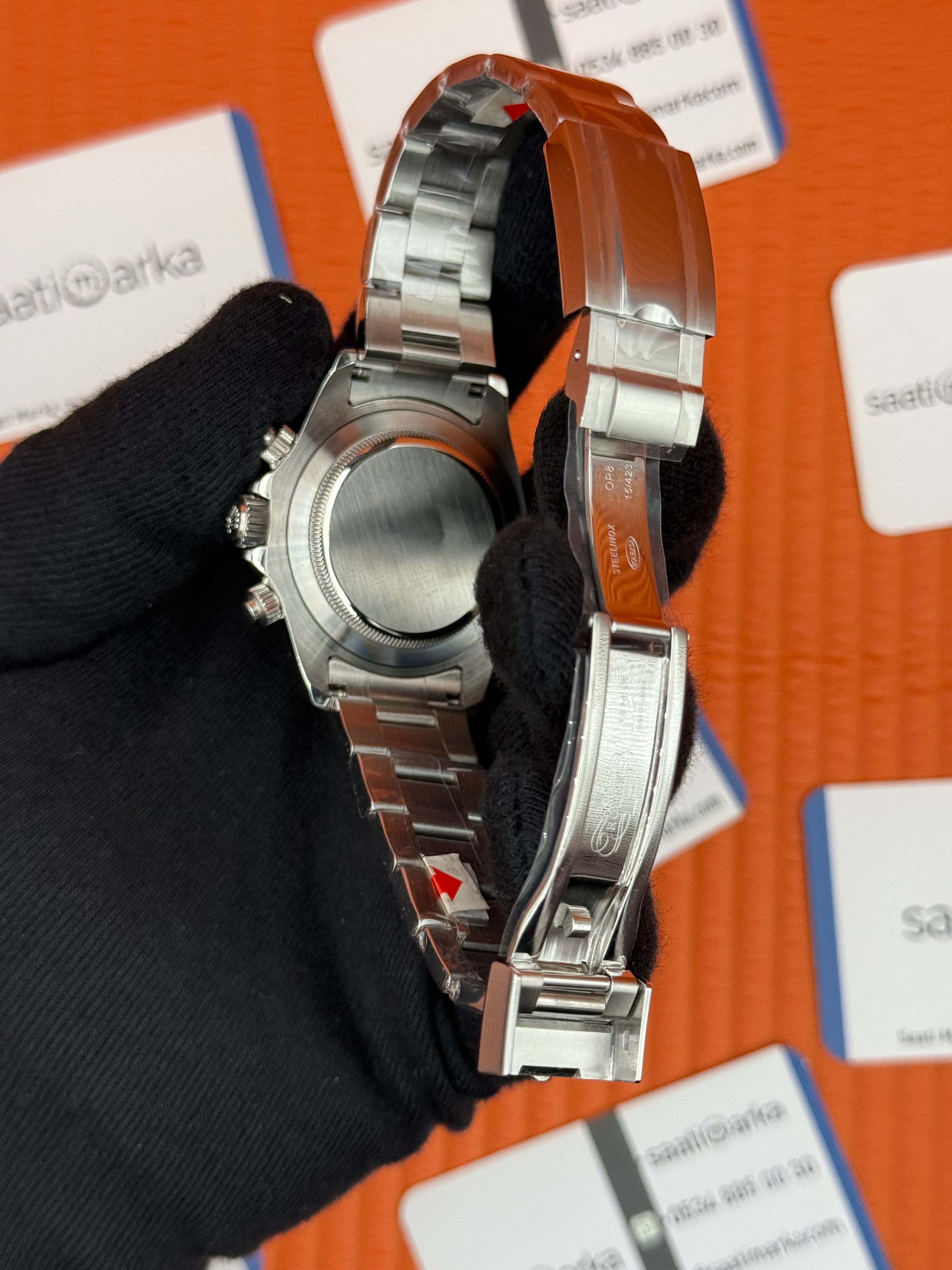 ROLEX Daytona blue dial silver kasa-kordon