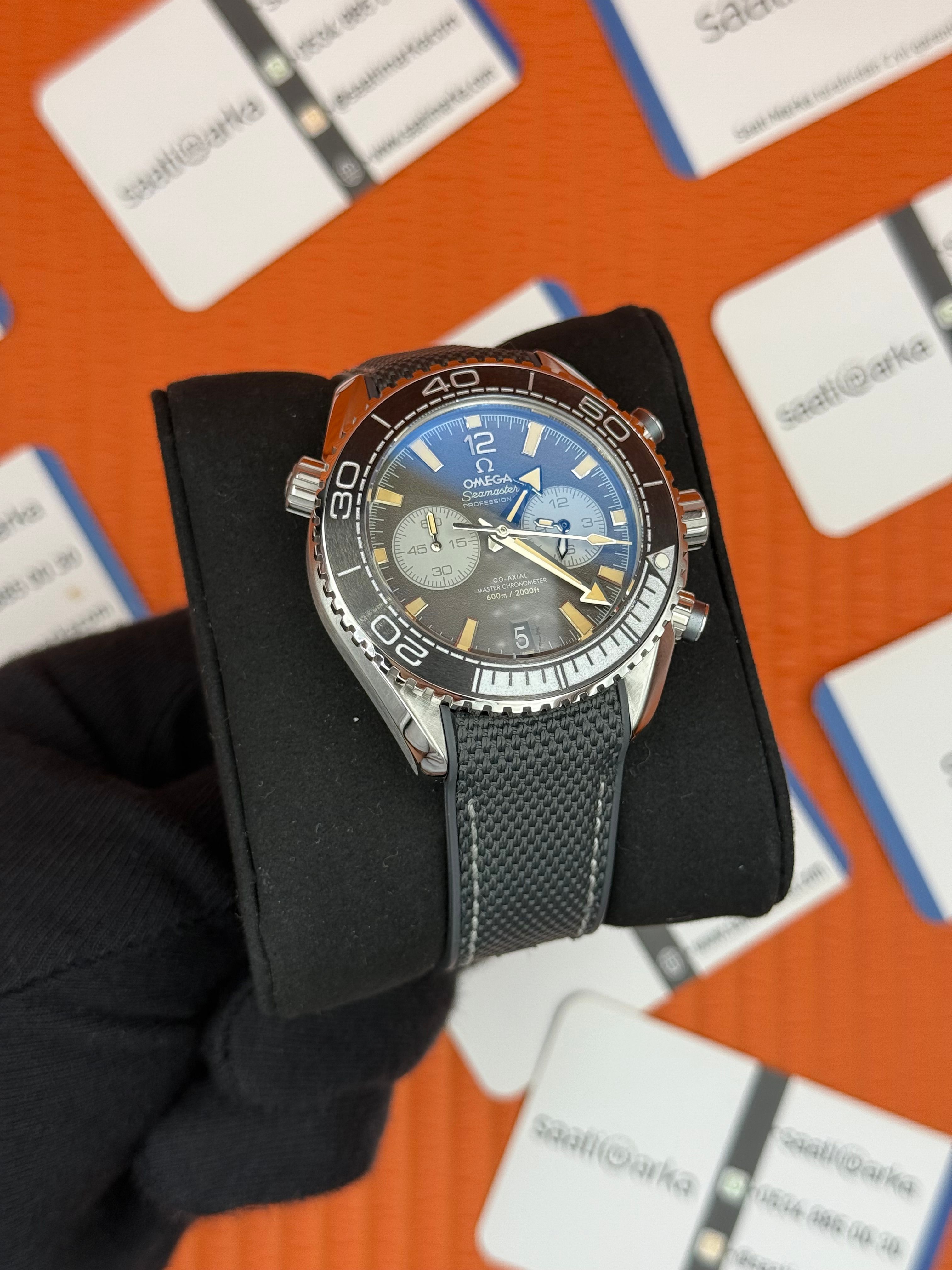 OMEGA SEAMASTER CHRONOMETER 600M GRİ KORDON FÜME KADRAN