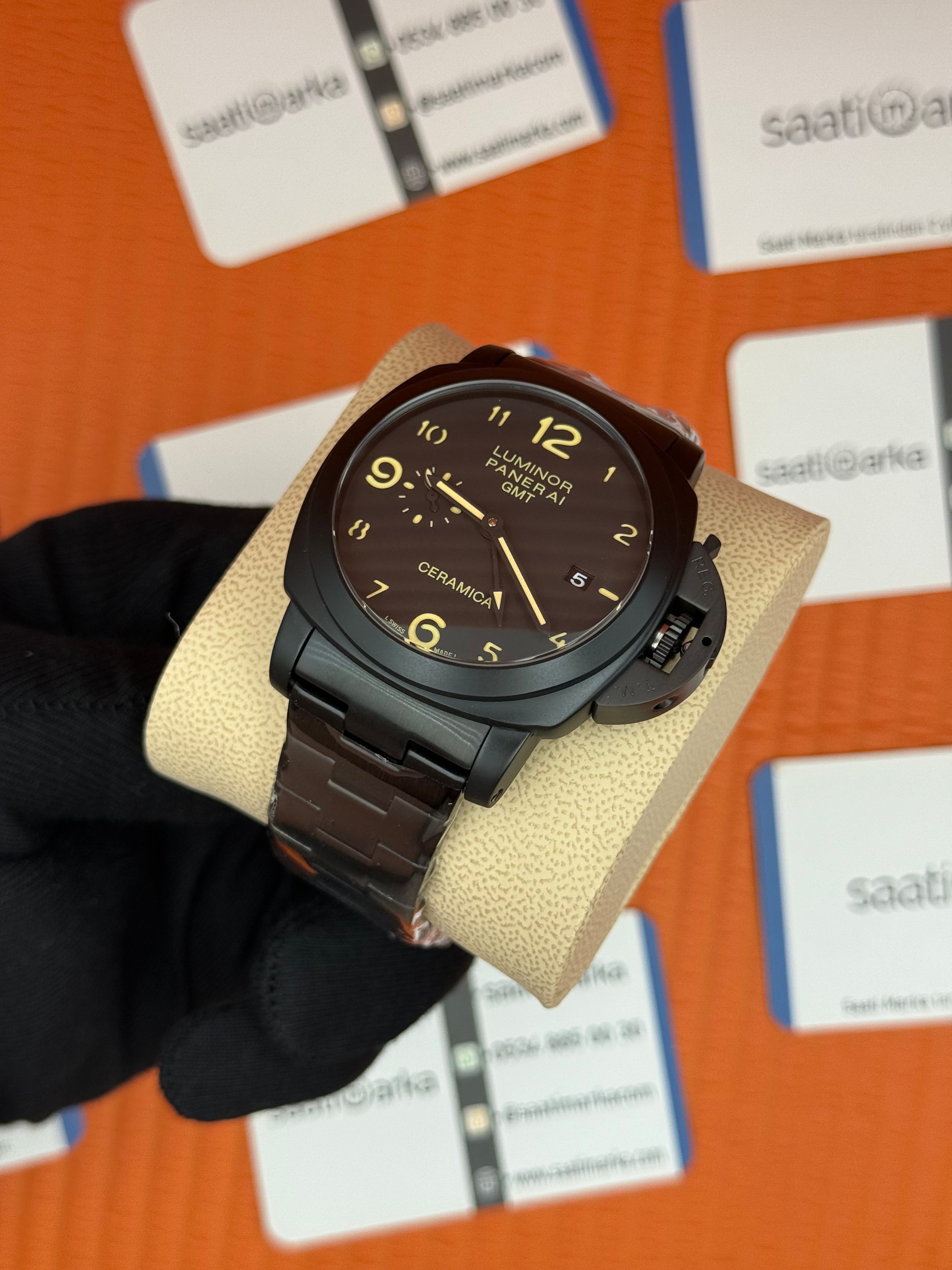 PANERAI luminor gmt full black 