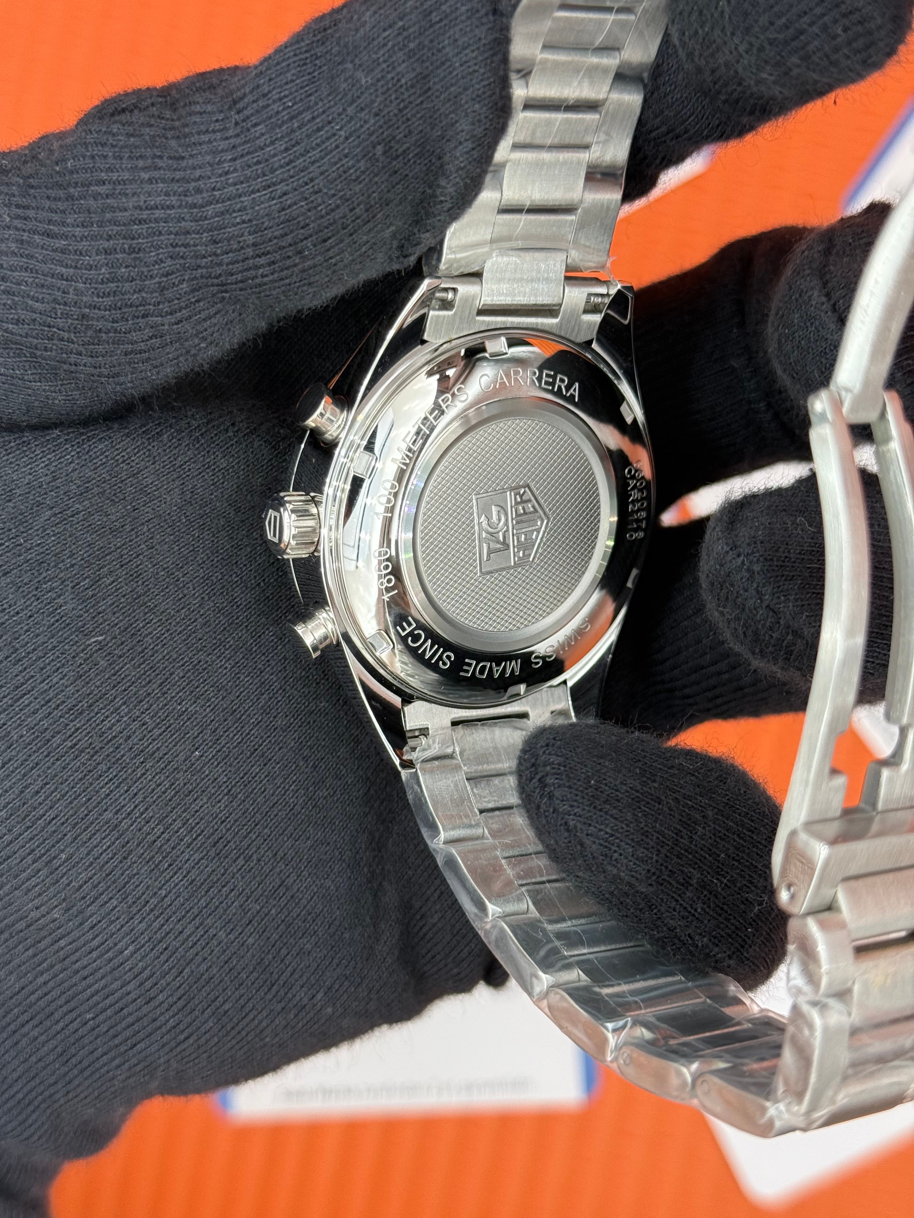 TAGHEUER CARRERA BEYAZ KADRAN  ÇELİK KASA KORDON 
