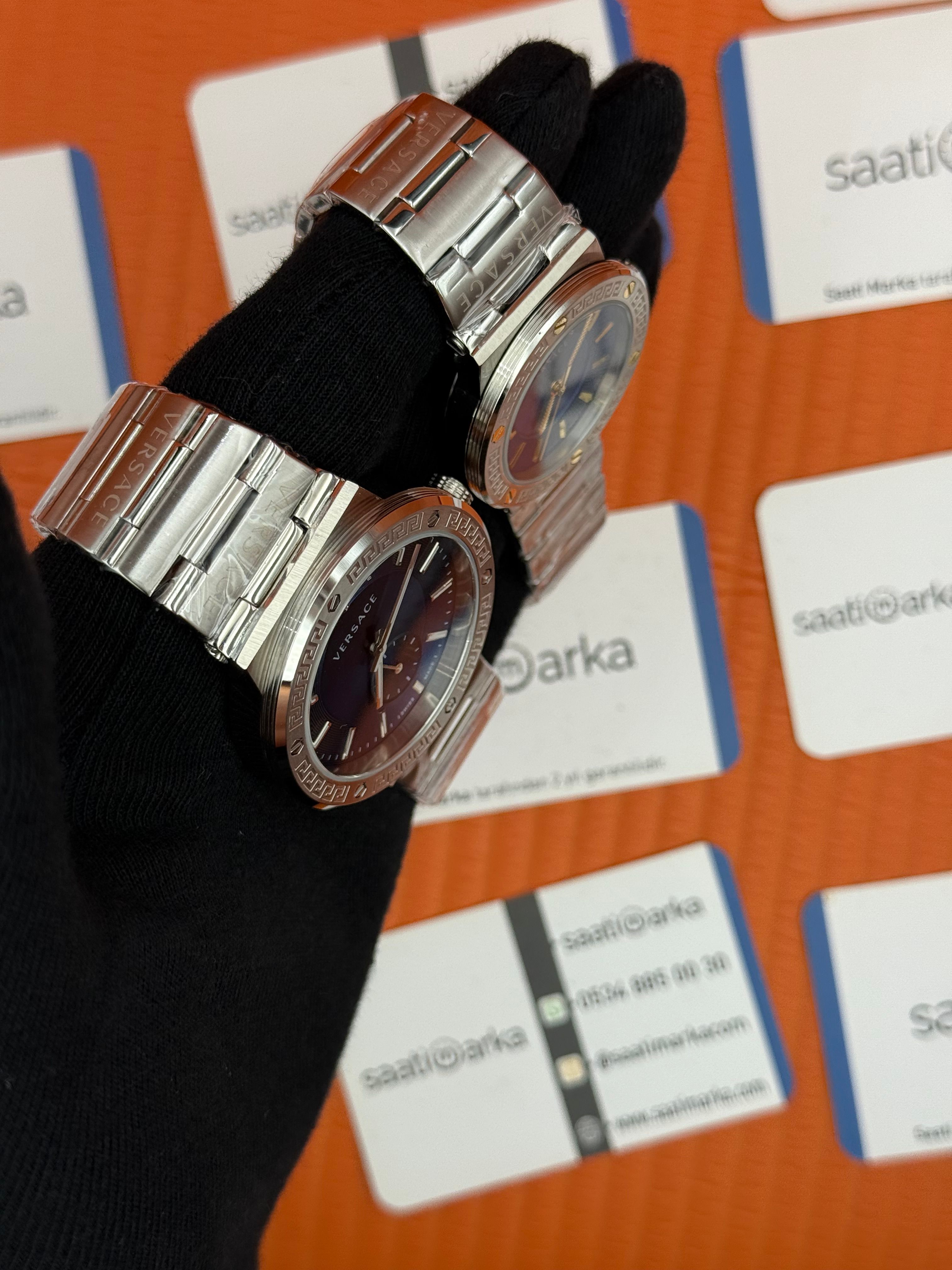 VERSACE çift kombini kadın 35mm erkek 43mm