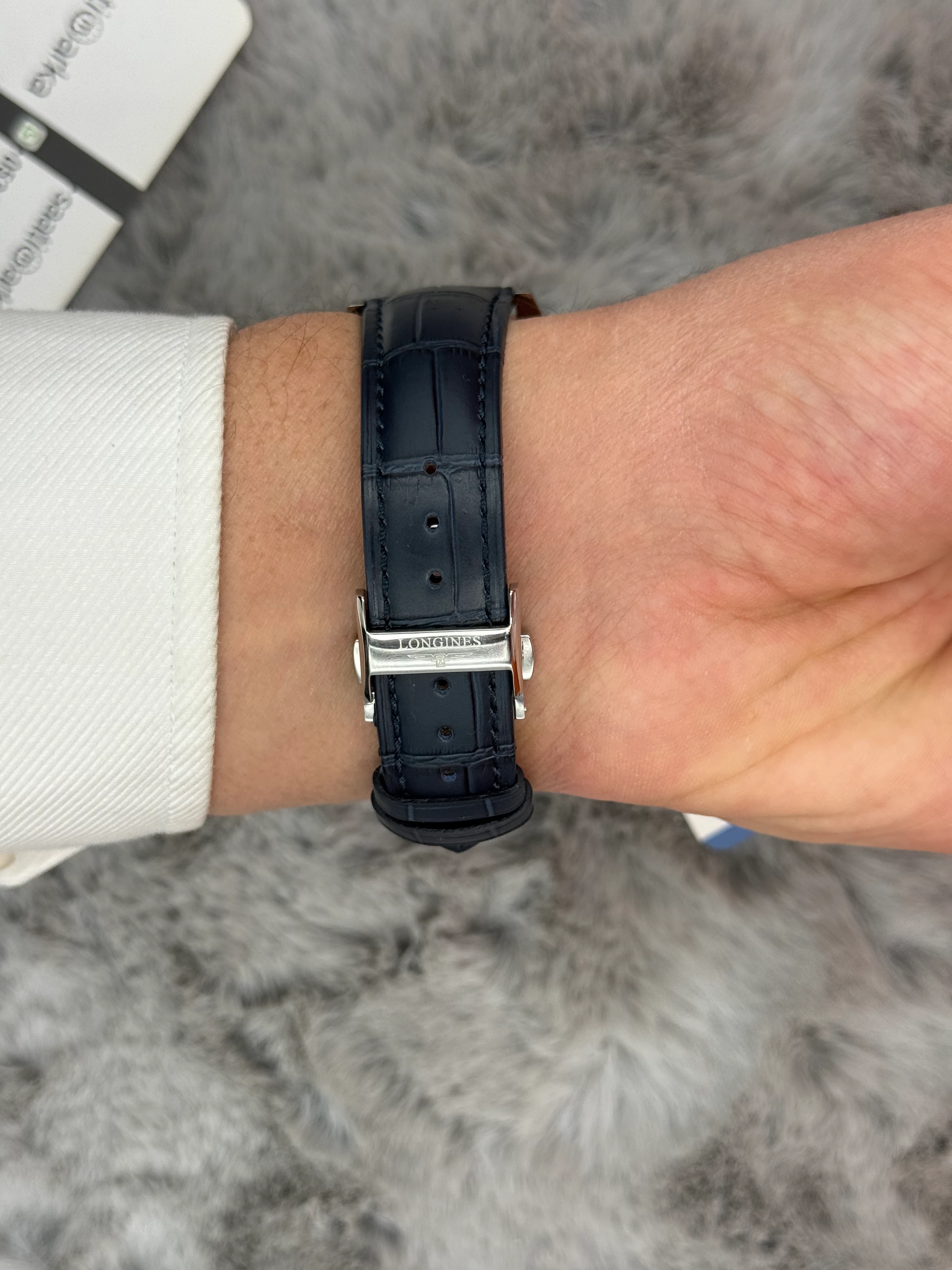 LONGINES CONQUEST CHRONOGRAPH 42MM MAVİ KADRAN SİLVER KASA MAVİ