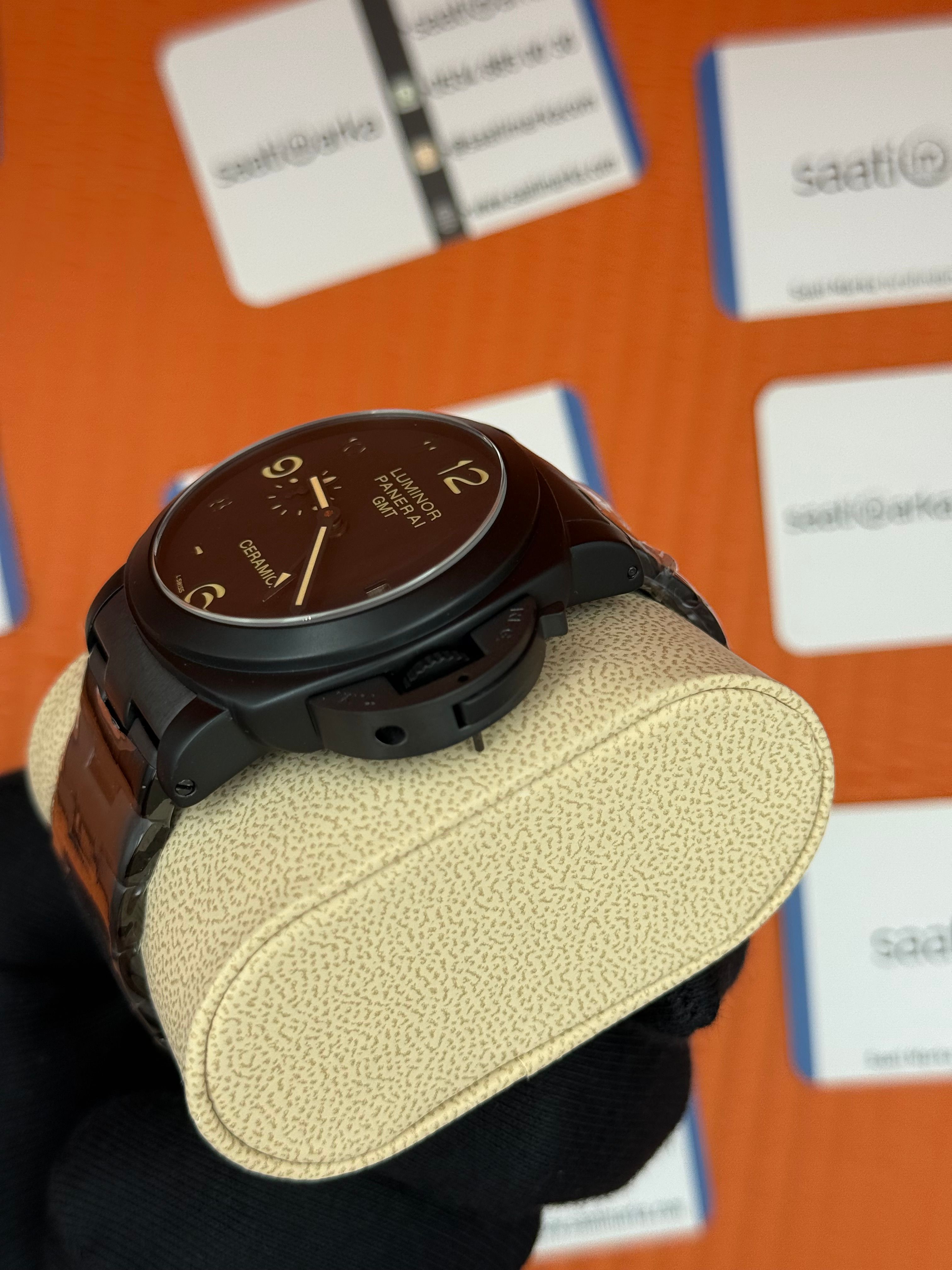 PANERAI luminor gmt full black 