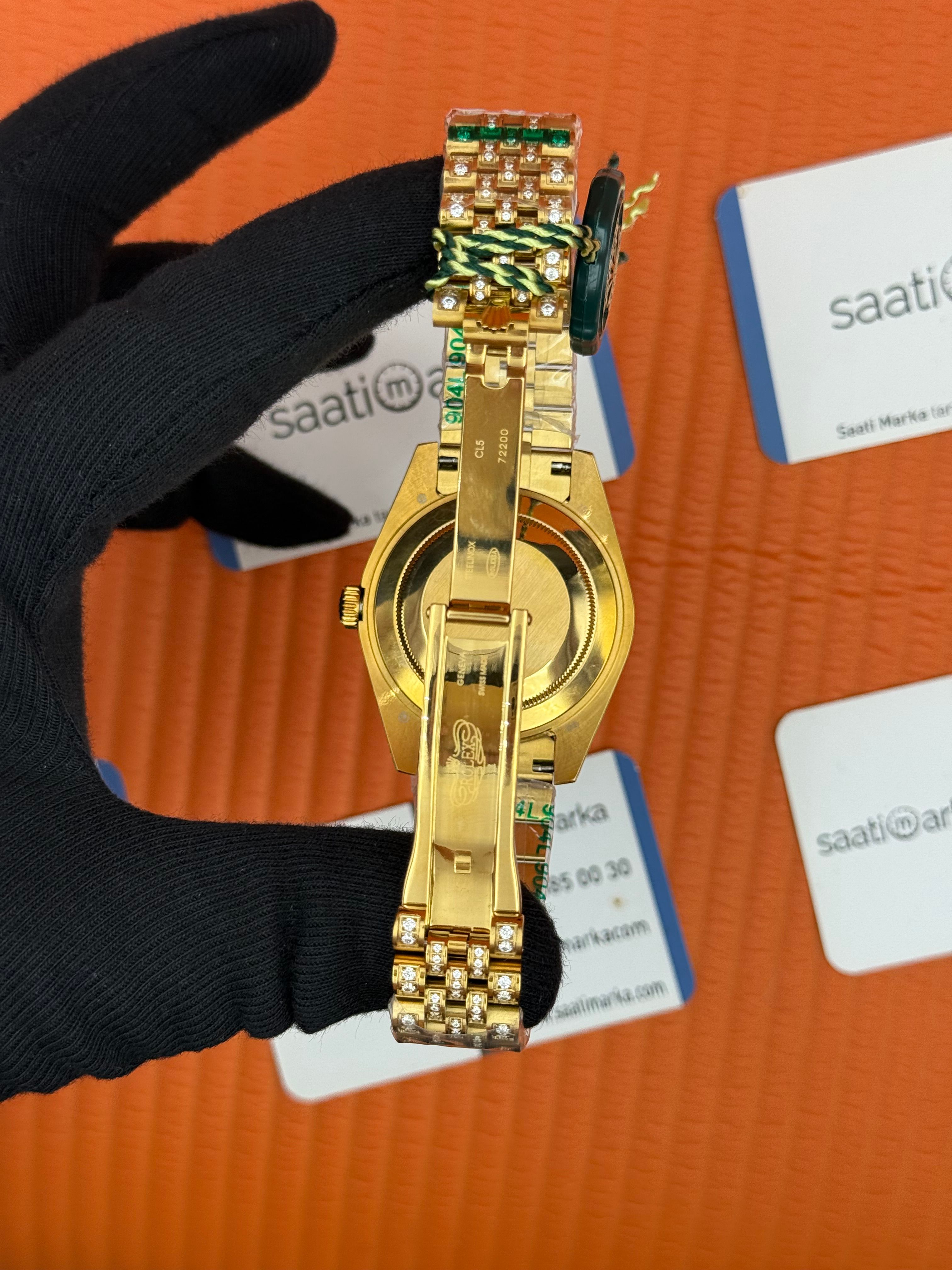 ROLEX Datejust full diamond 41mm gold