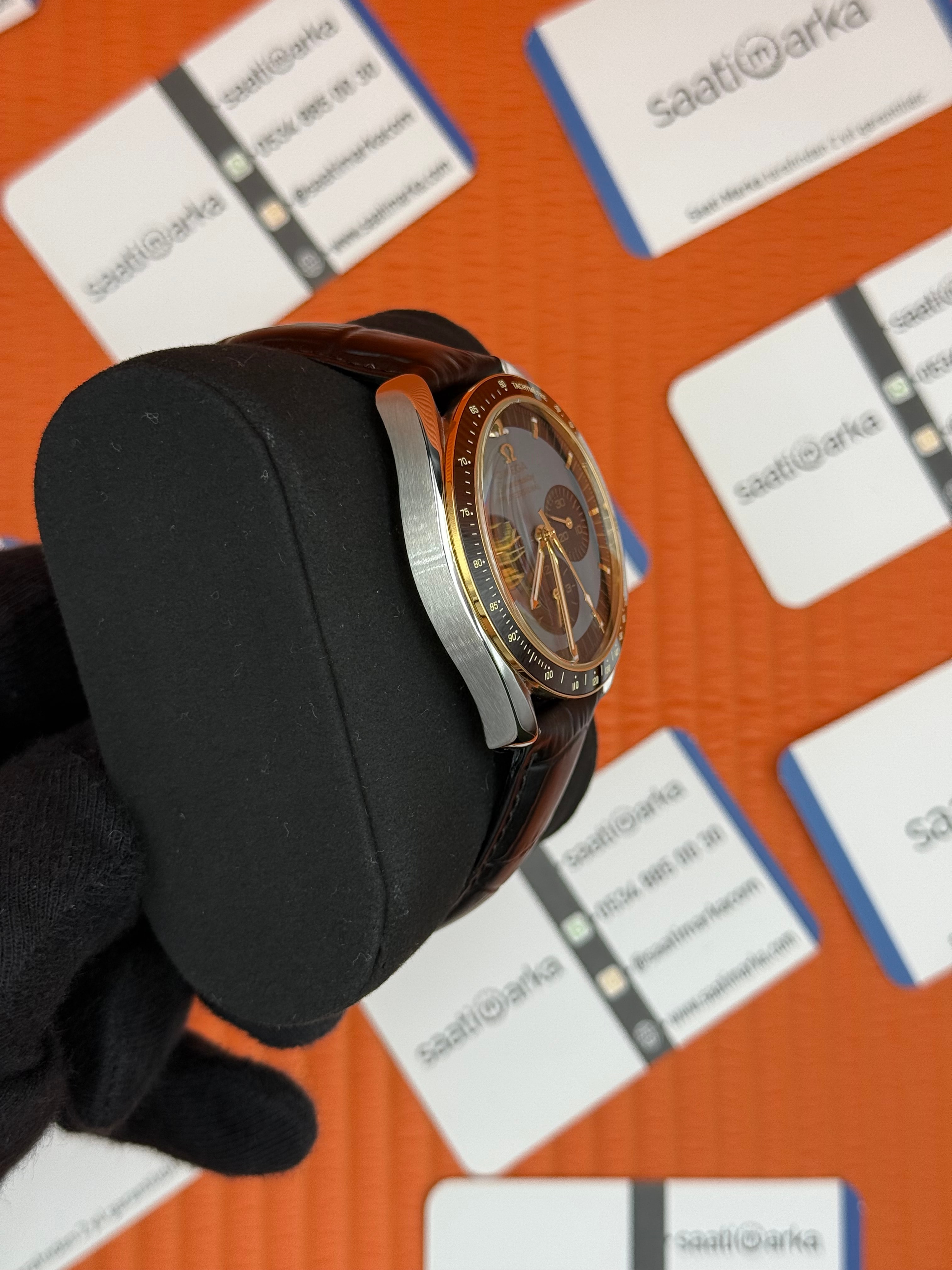 OMEGA SPEEDMASTER PORFESSIONAL DERİ SİYAH KORDON