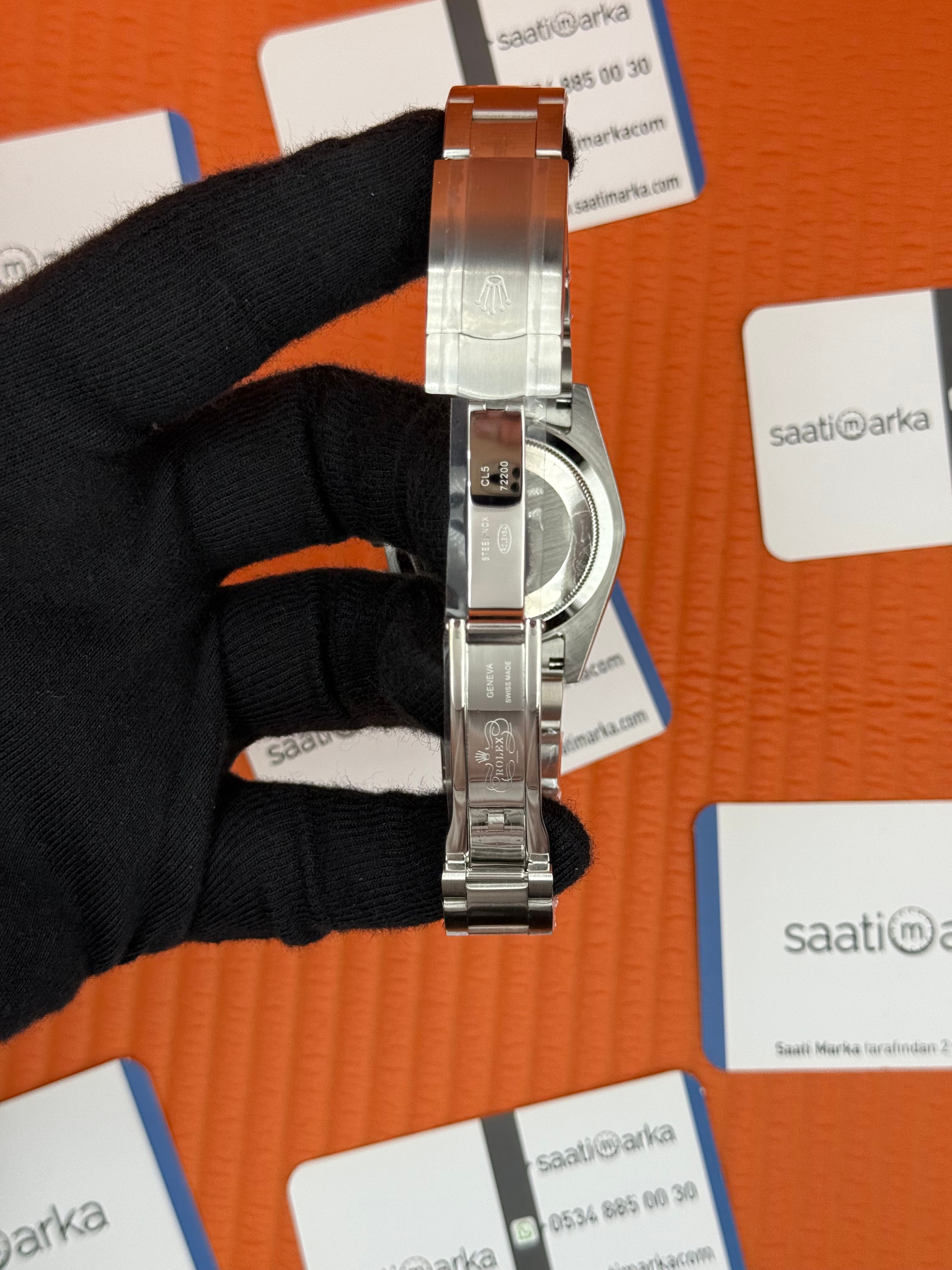 ROLEX OYSTER Perpetual celebration dial silver kasa-kordon
