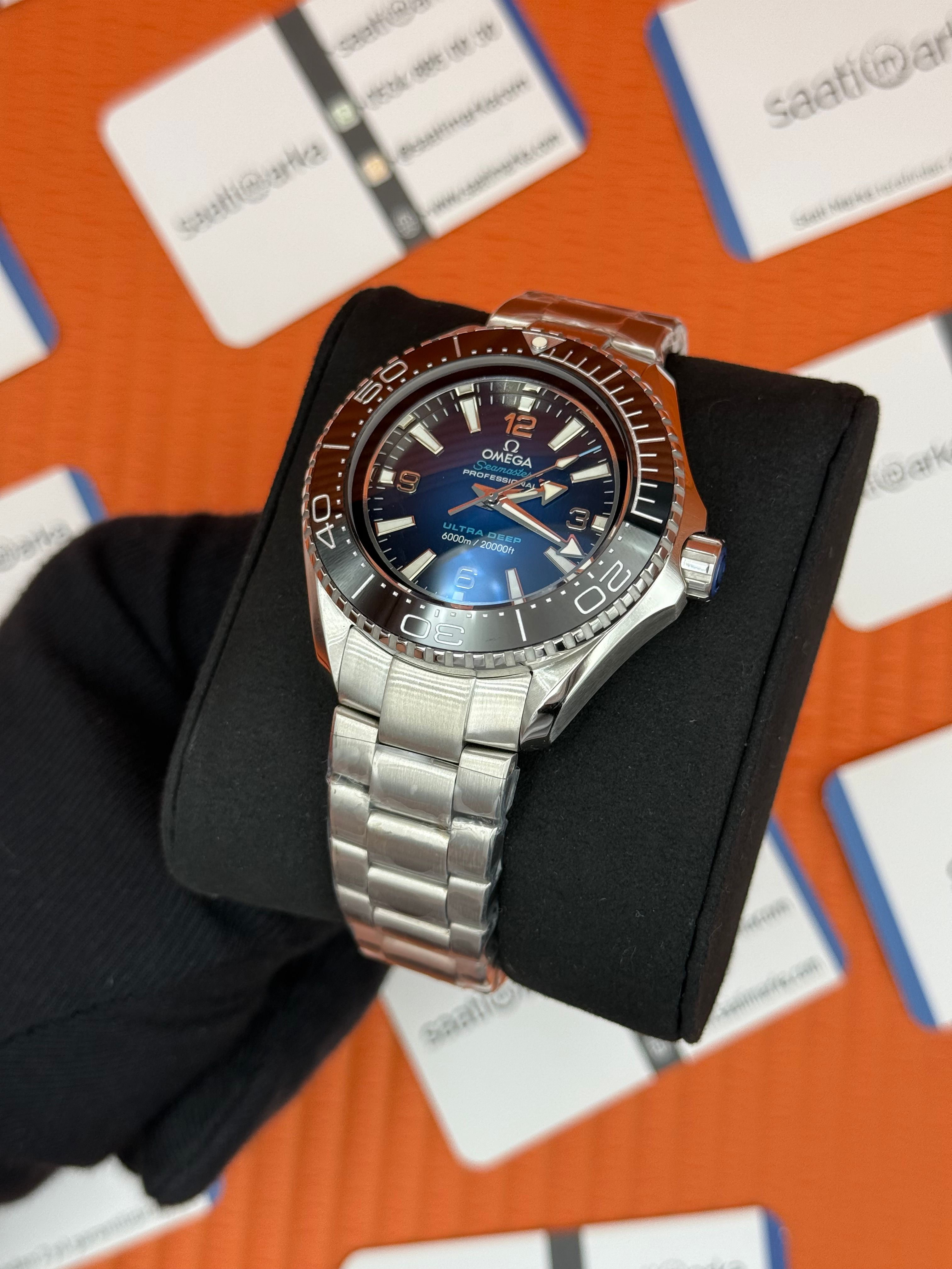 OMEGA SEAMASTER ULTRA DEEP 6000M  LACİVERT KADRAN BEZEL 
