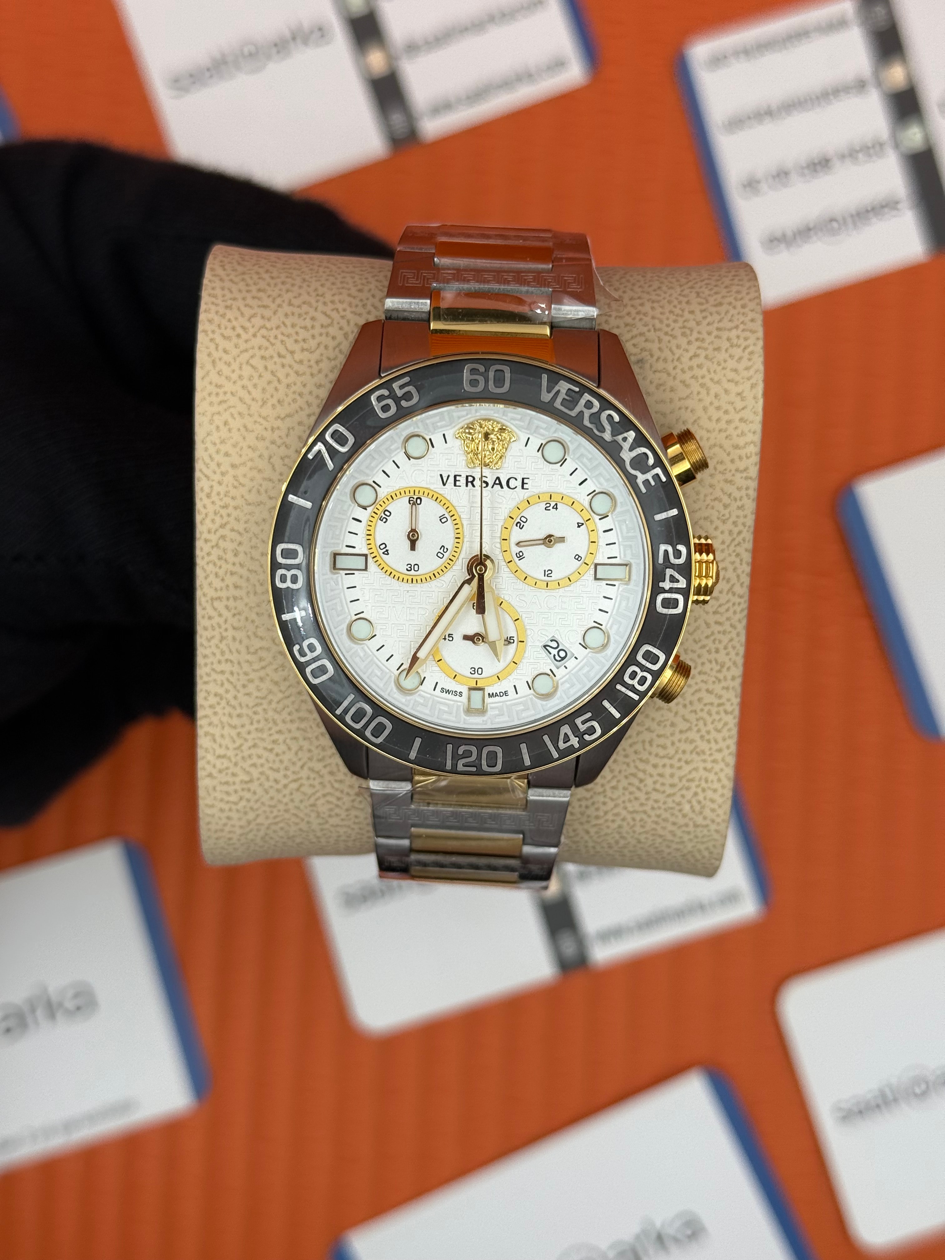 VERSACE ERKEK KOL SAATİ BEYAZ KADRAN