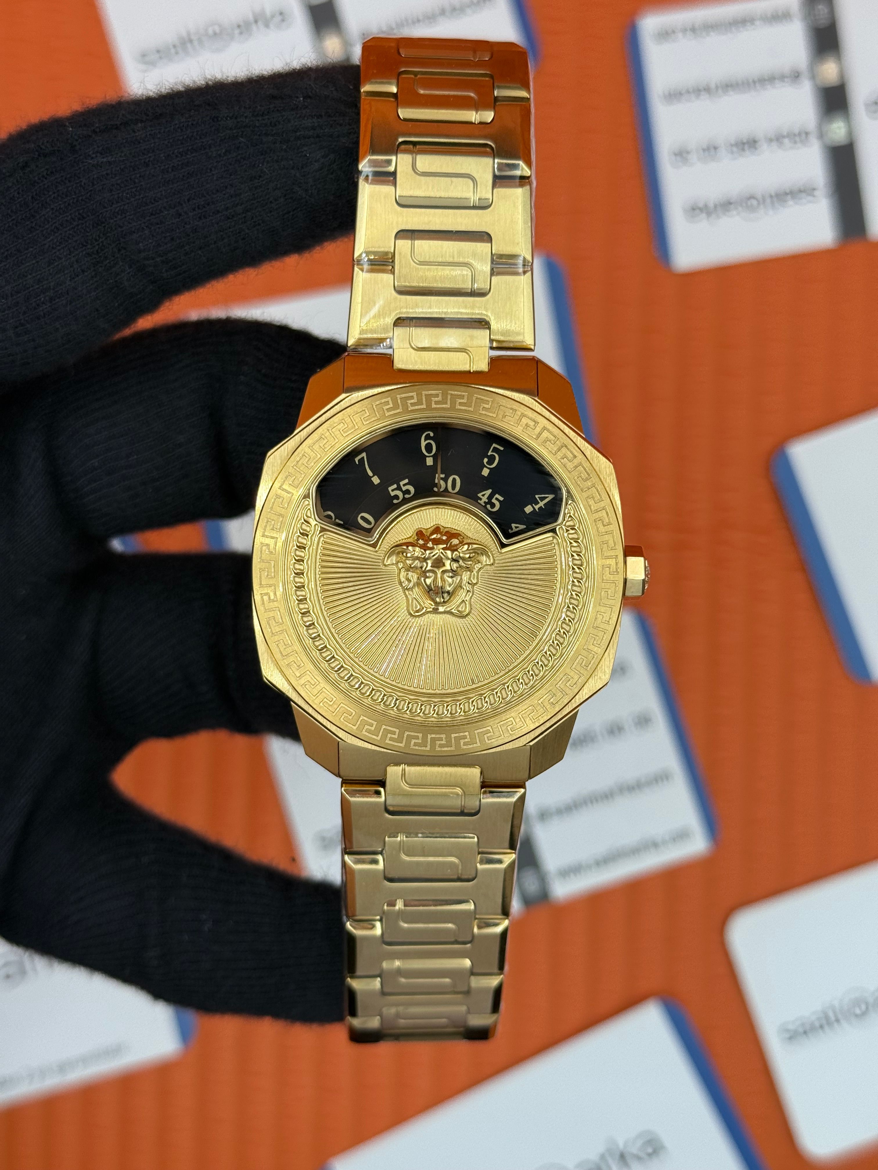 VERSACE ERKEK KOL SAATİ SİYAH KADRAN 
