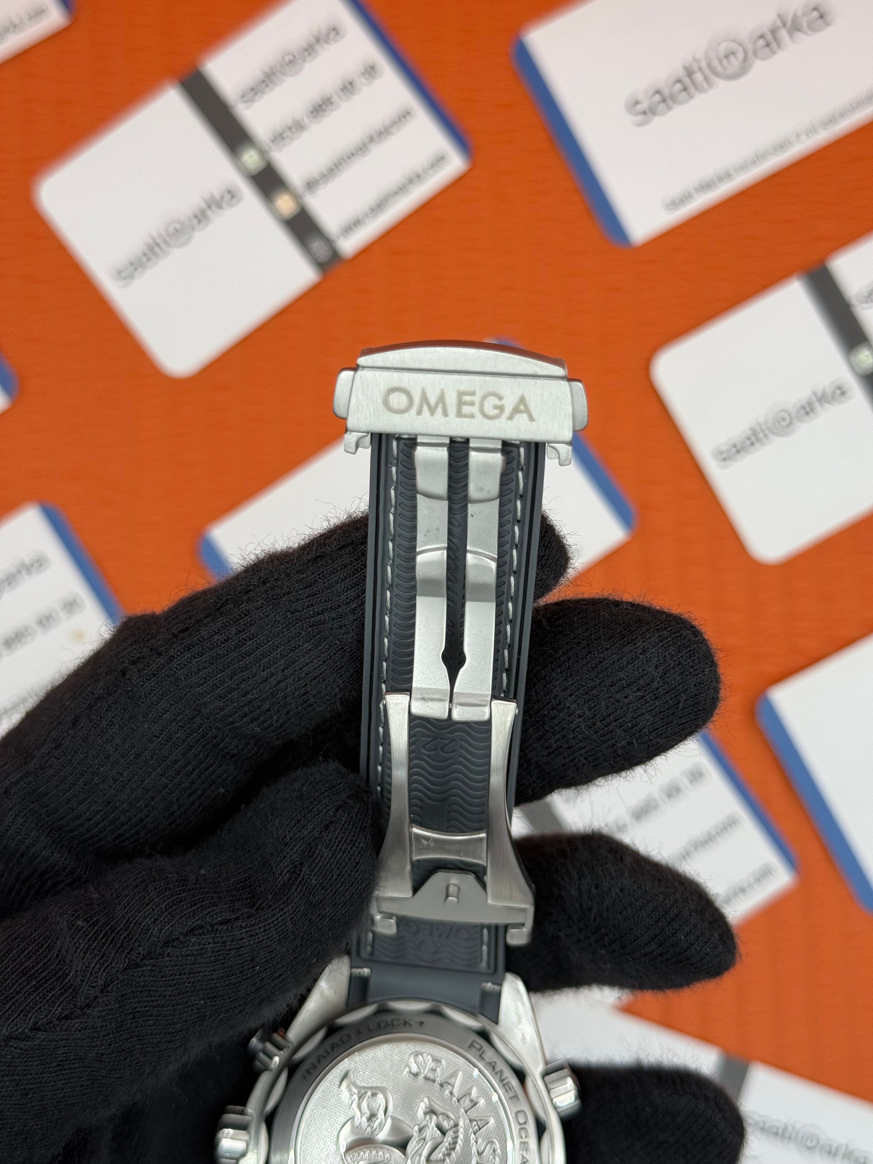 OMEGA SEAMASTER CHRONOMETER 600M GRİ KORDON FÜME KADRAN