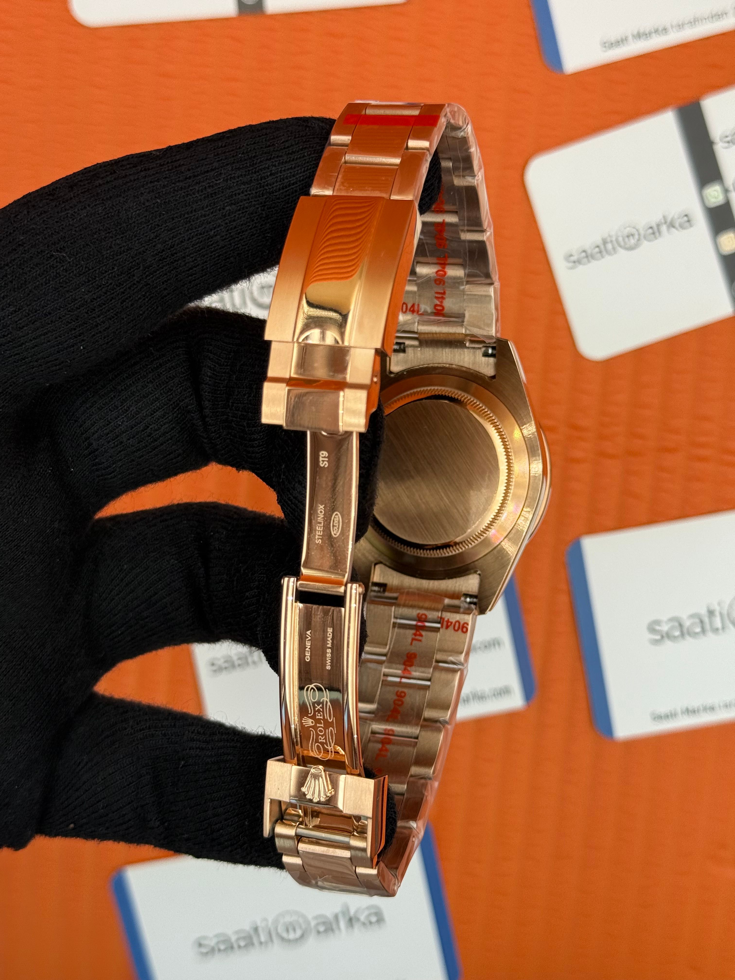 ROLEX Daytona rainbow black dial rose kasa-kordon