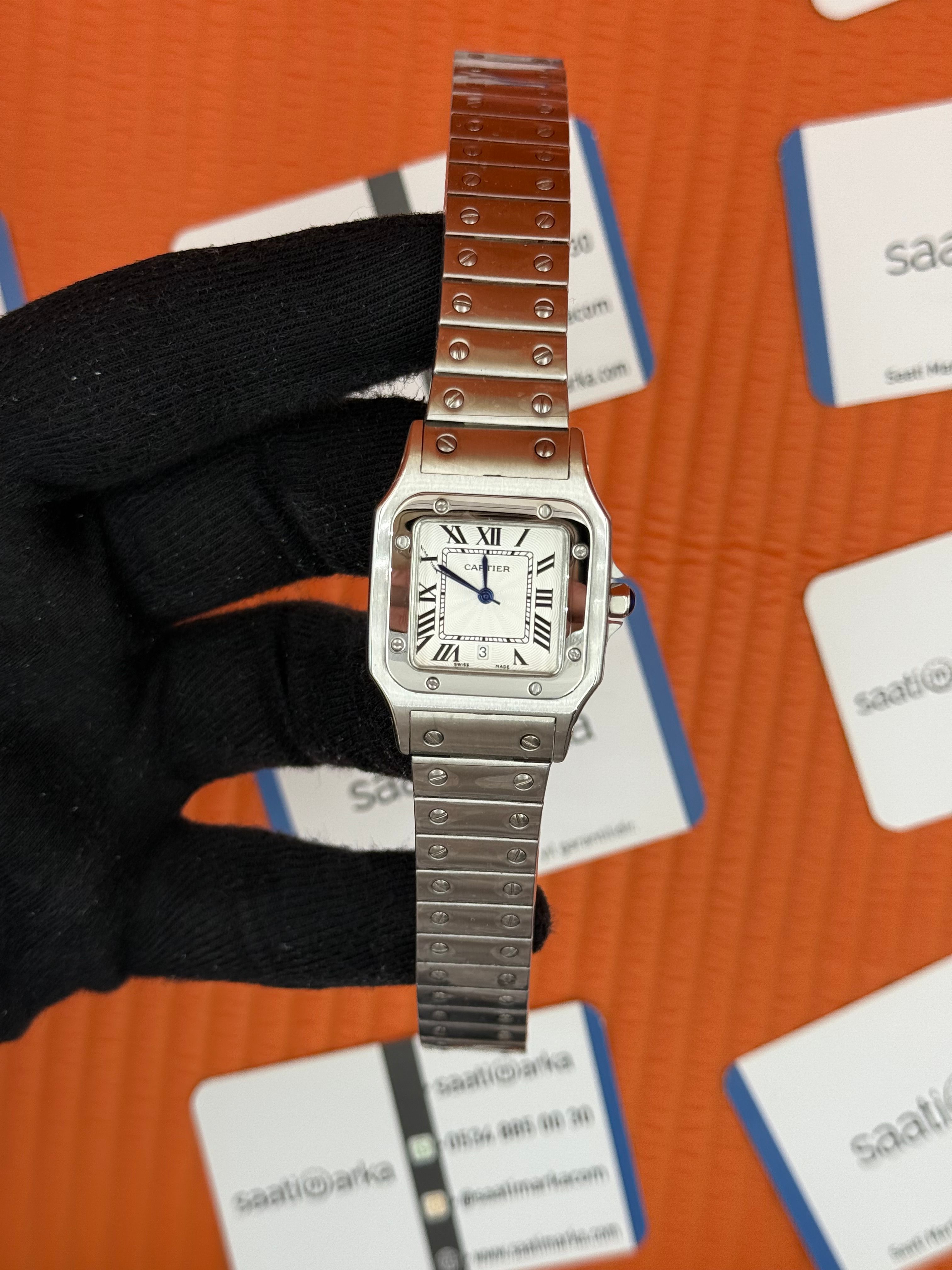 CARTİER Santos 27mm kadın kol saati