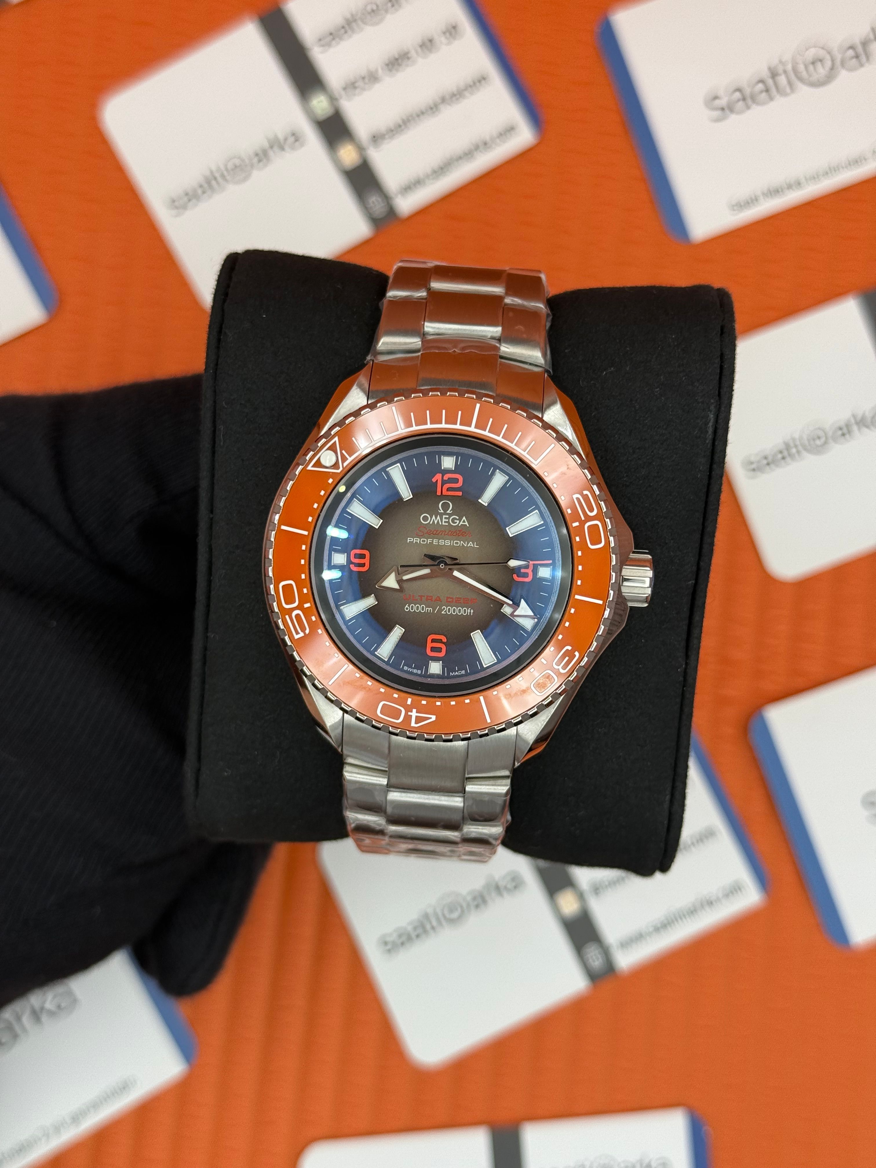 OMEGA SEAMASTER ULTRA DEEP 6000M BROWN  KADRAN TURUNCU BEZEL 
