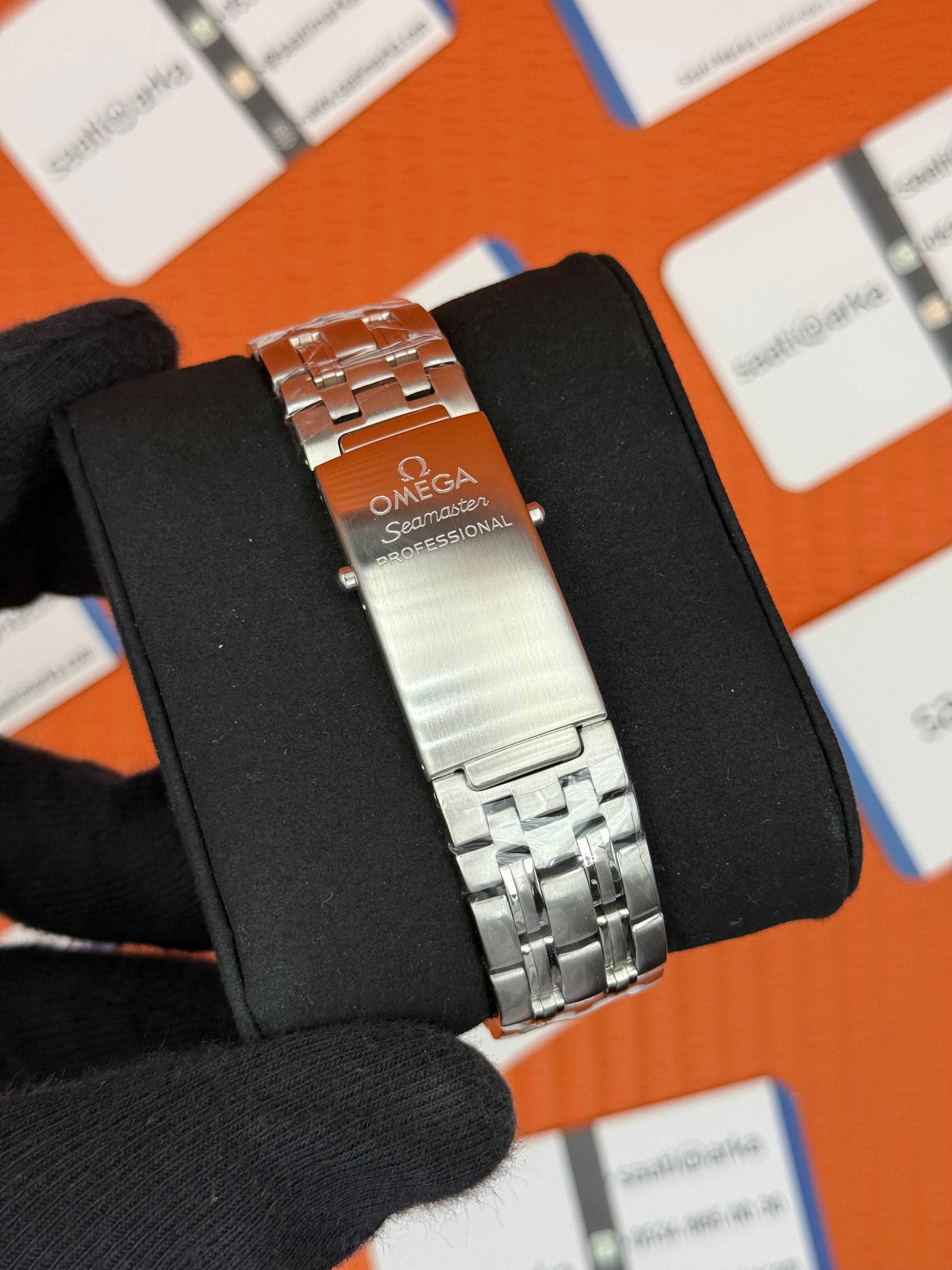 OMEGA SAAT SEAMASTER 300M  MAVİ KADRAN BEZEL SİLVER KASA KORDON 