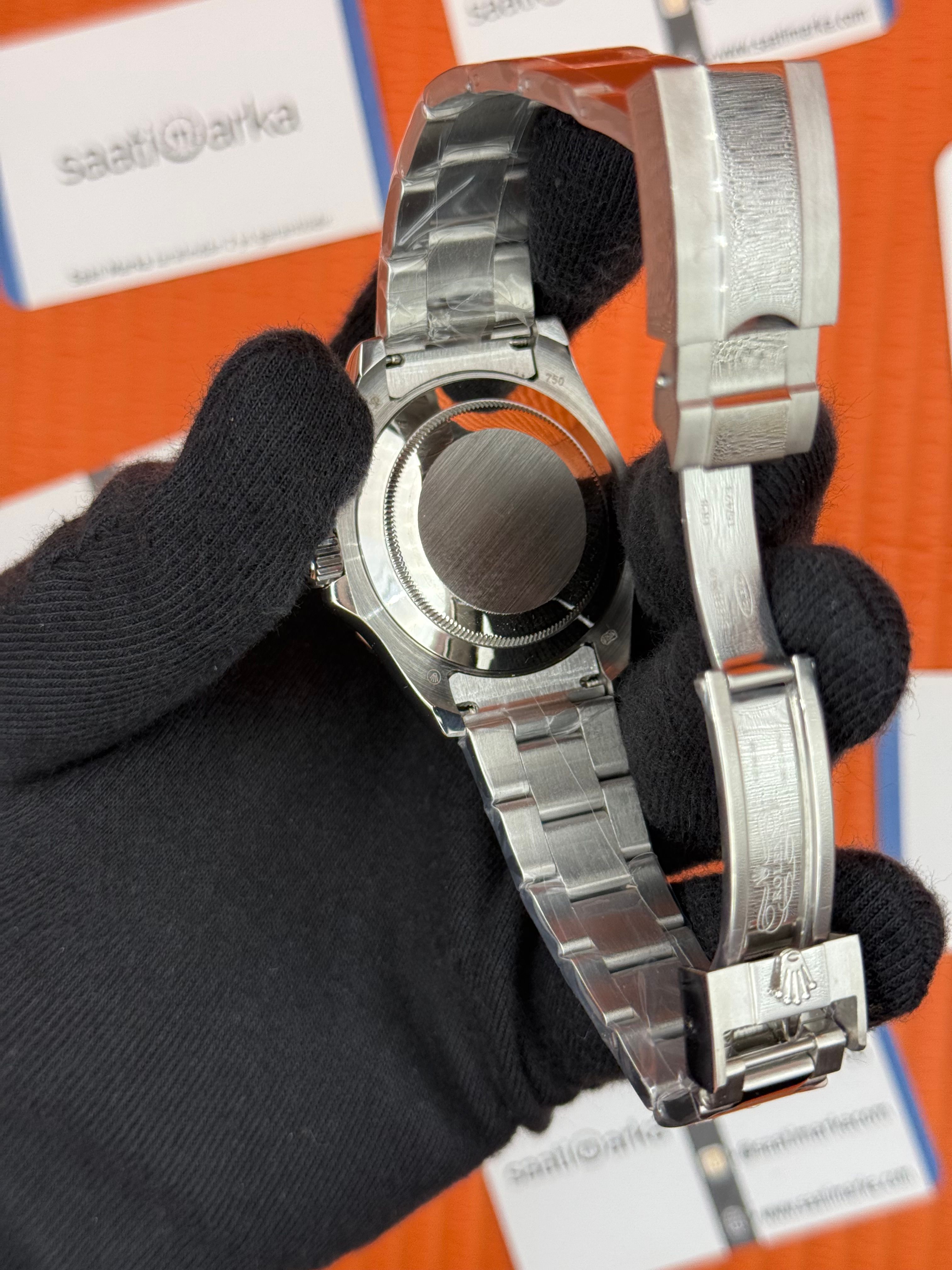 ROLEX Yacht Master oyster gray dial silver kasa-kordon