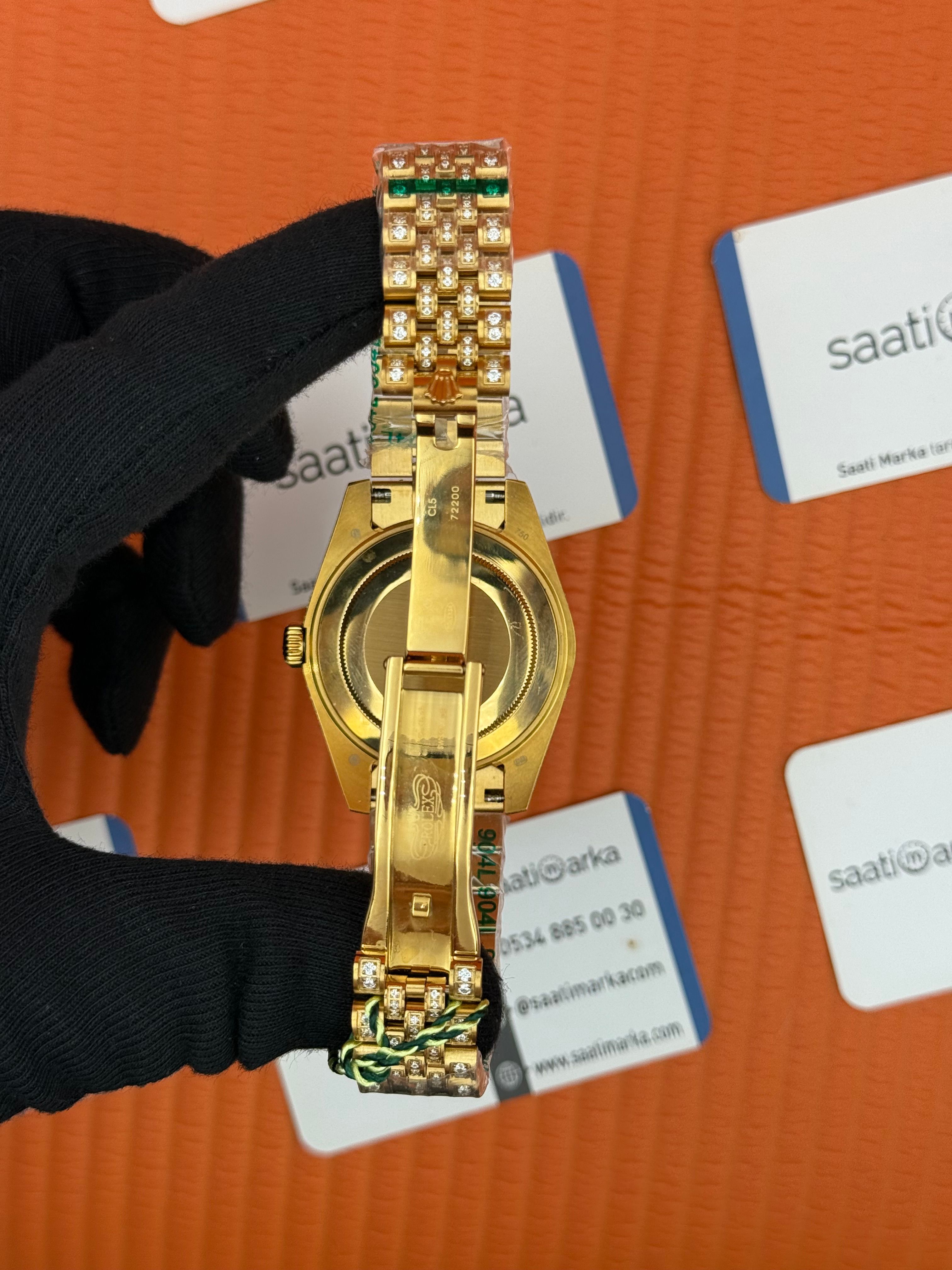 ROLEX Datejust full diamond 41mm gold