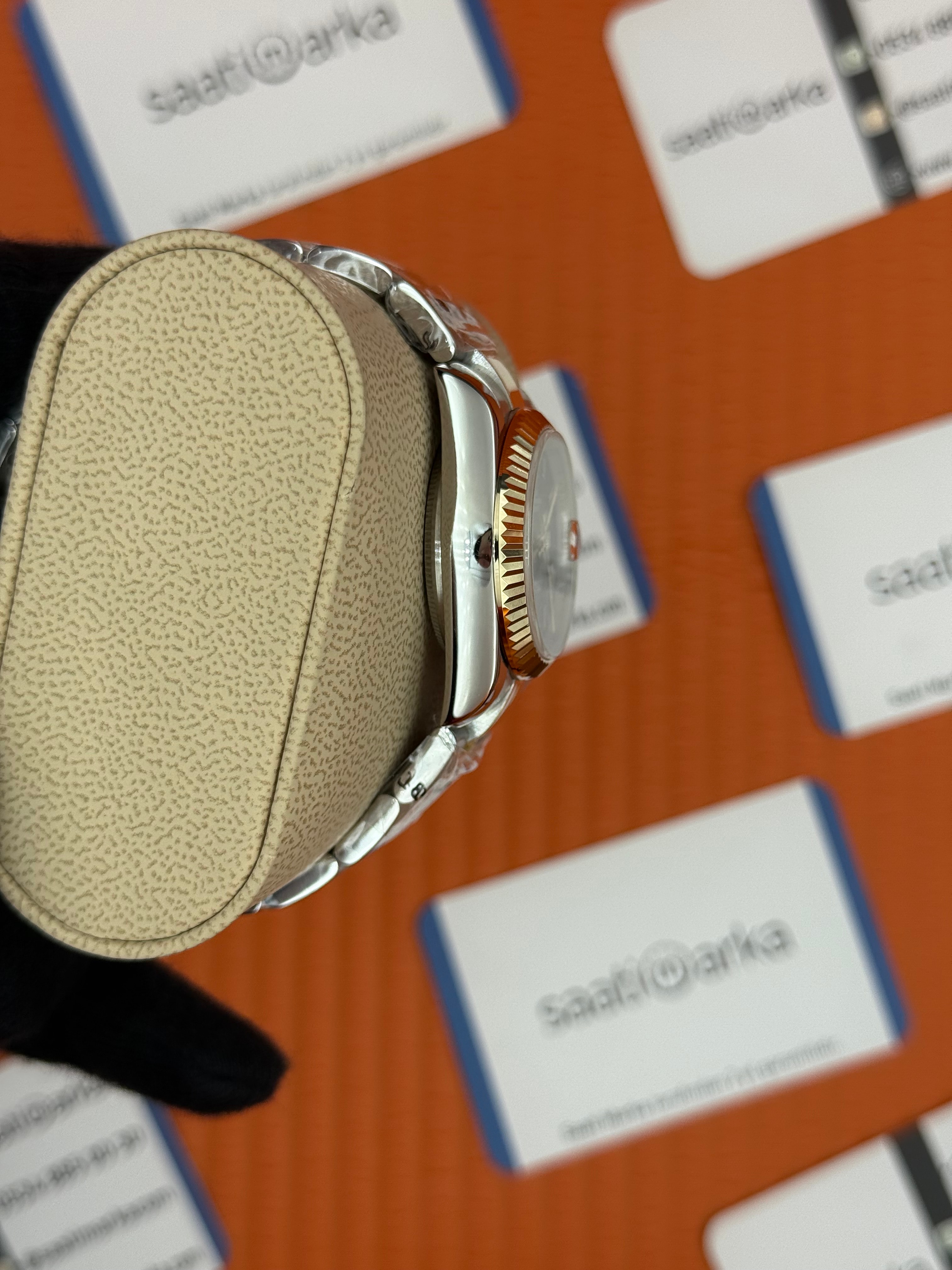 ROELX datejust 31mm gri kadran gold silver oyster kordon