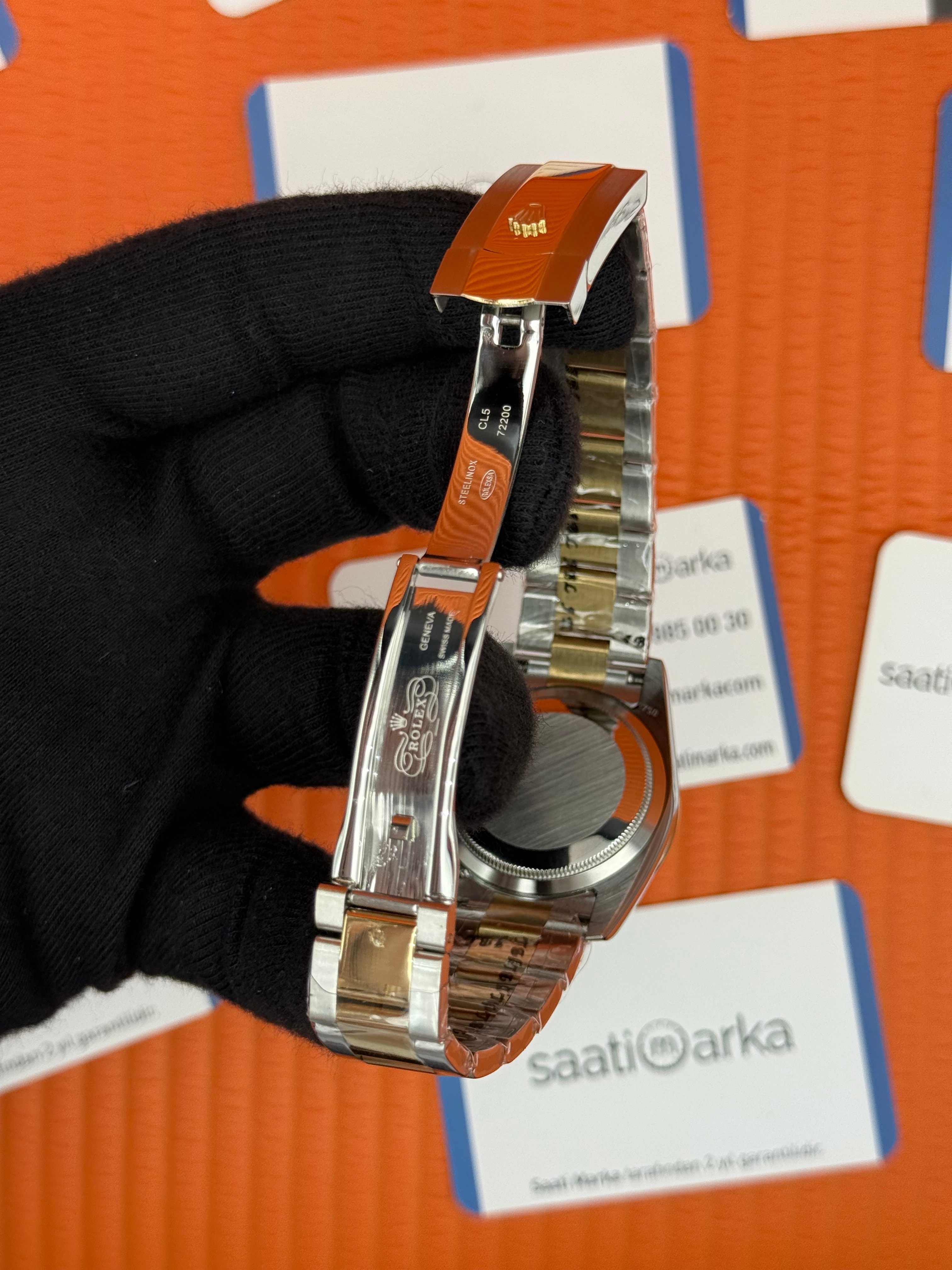 ROELX datejust 36mm oyster kordon beyaz kadran