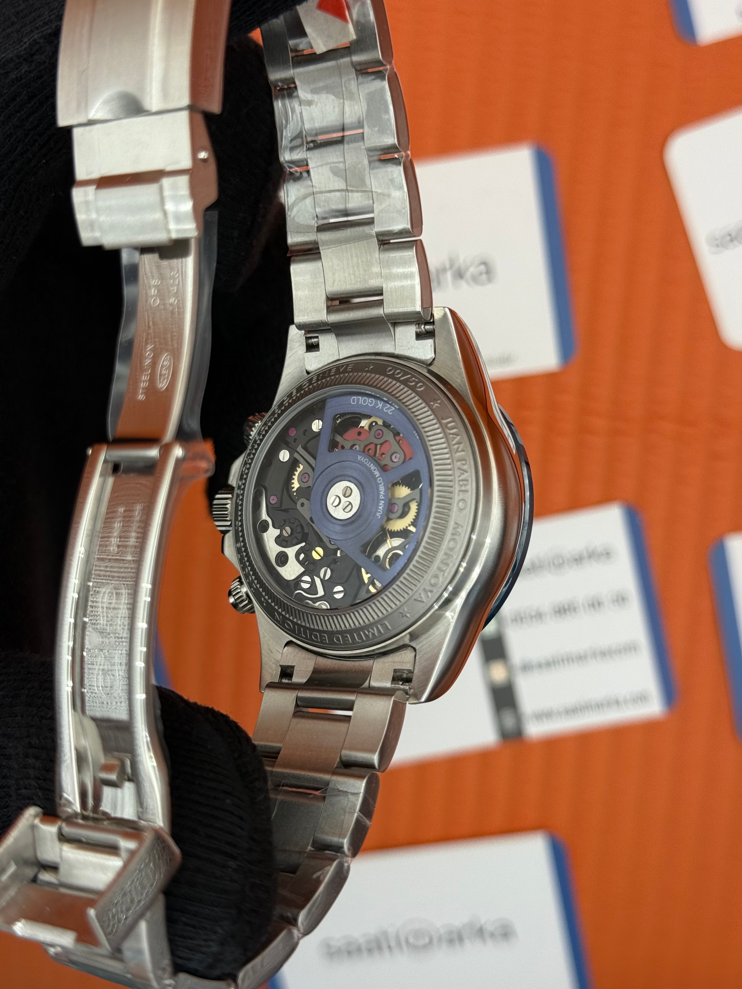 ROLEX Daytona juan pablo montoya çelik kasa-kordon 