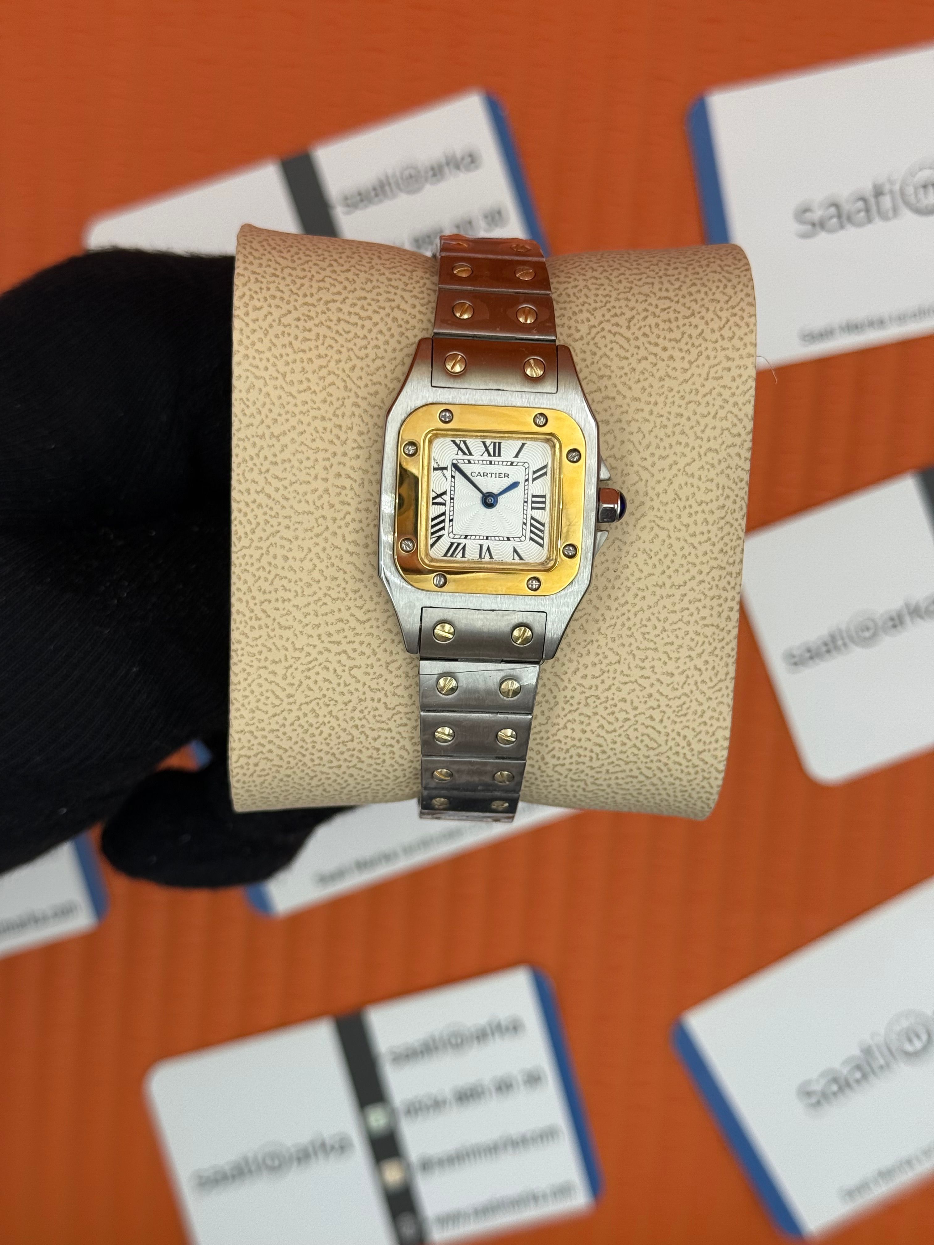 CARTİER Santos 22 mm kadın kol saati