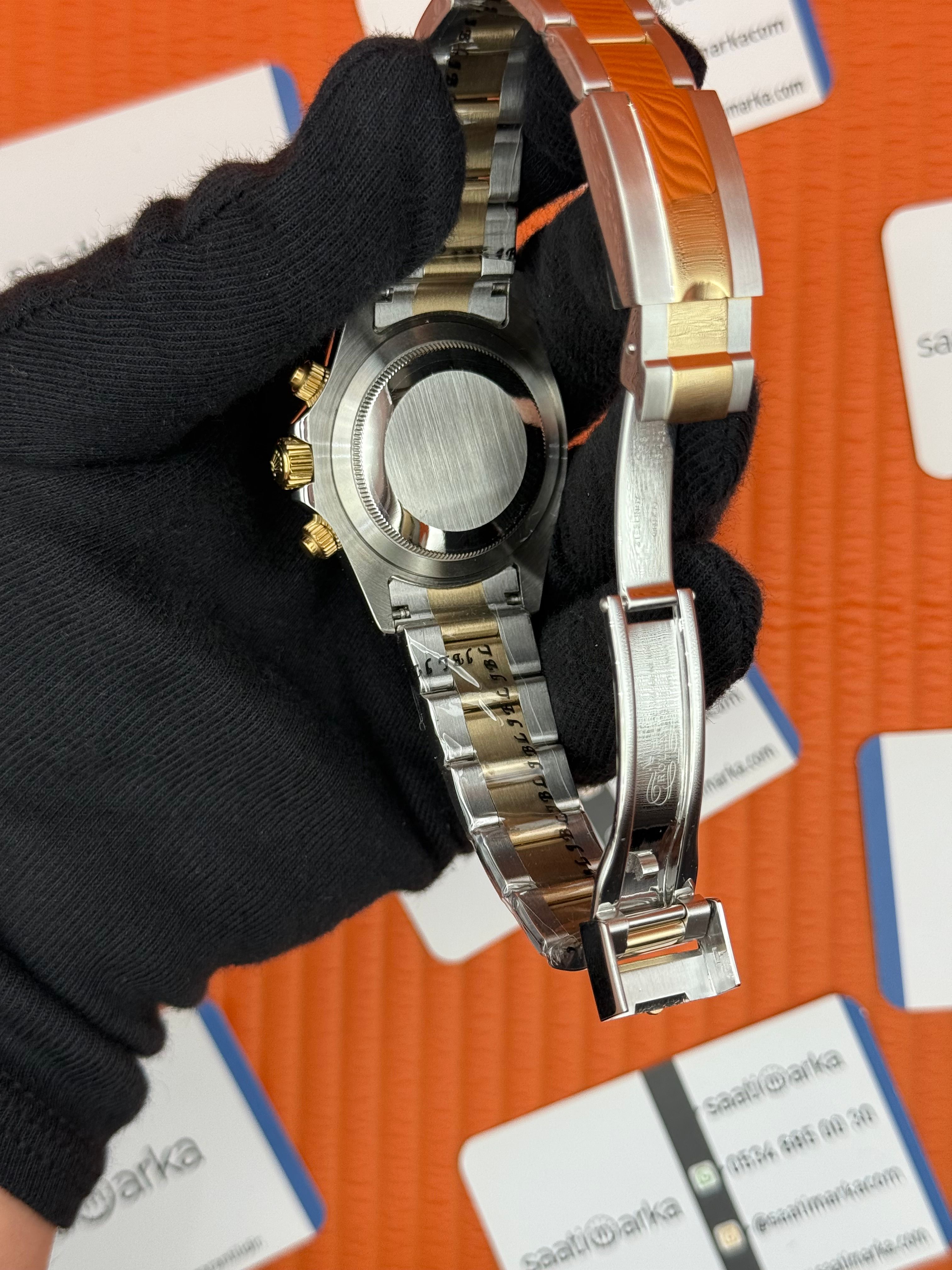 ROLEX Daytona yellow dial silver gold kasa-kordon