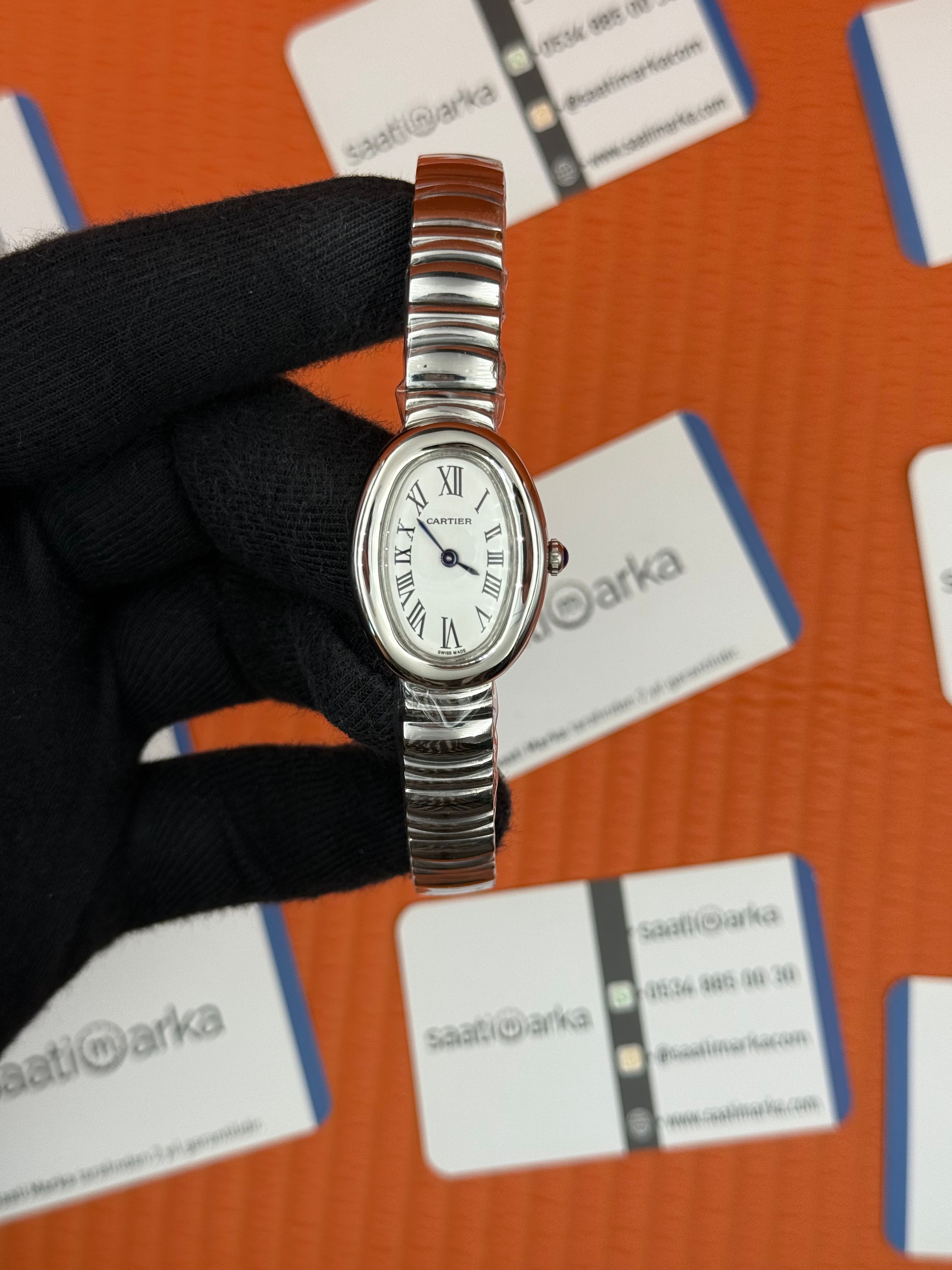 CARTIER Baignoire 31mm silver kasa-kordon