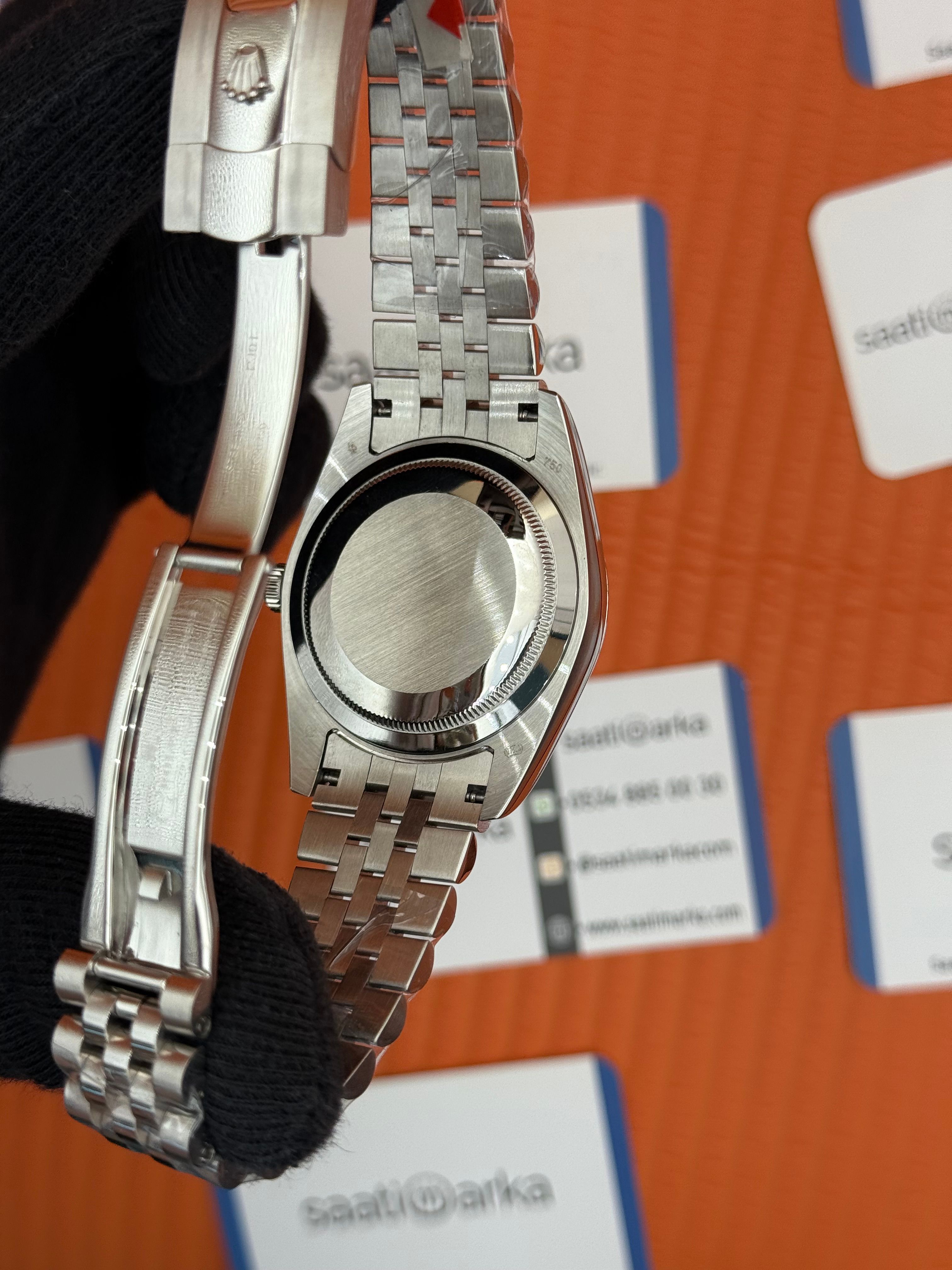 ROLEX Datejust white dial silver jubilee kodon