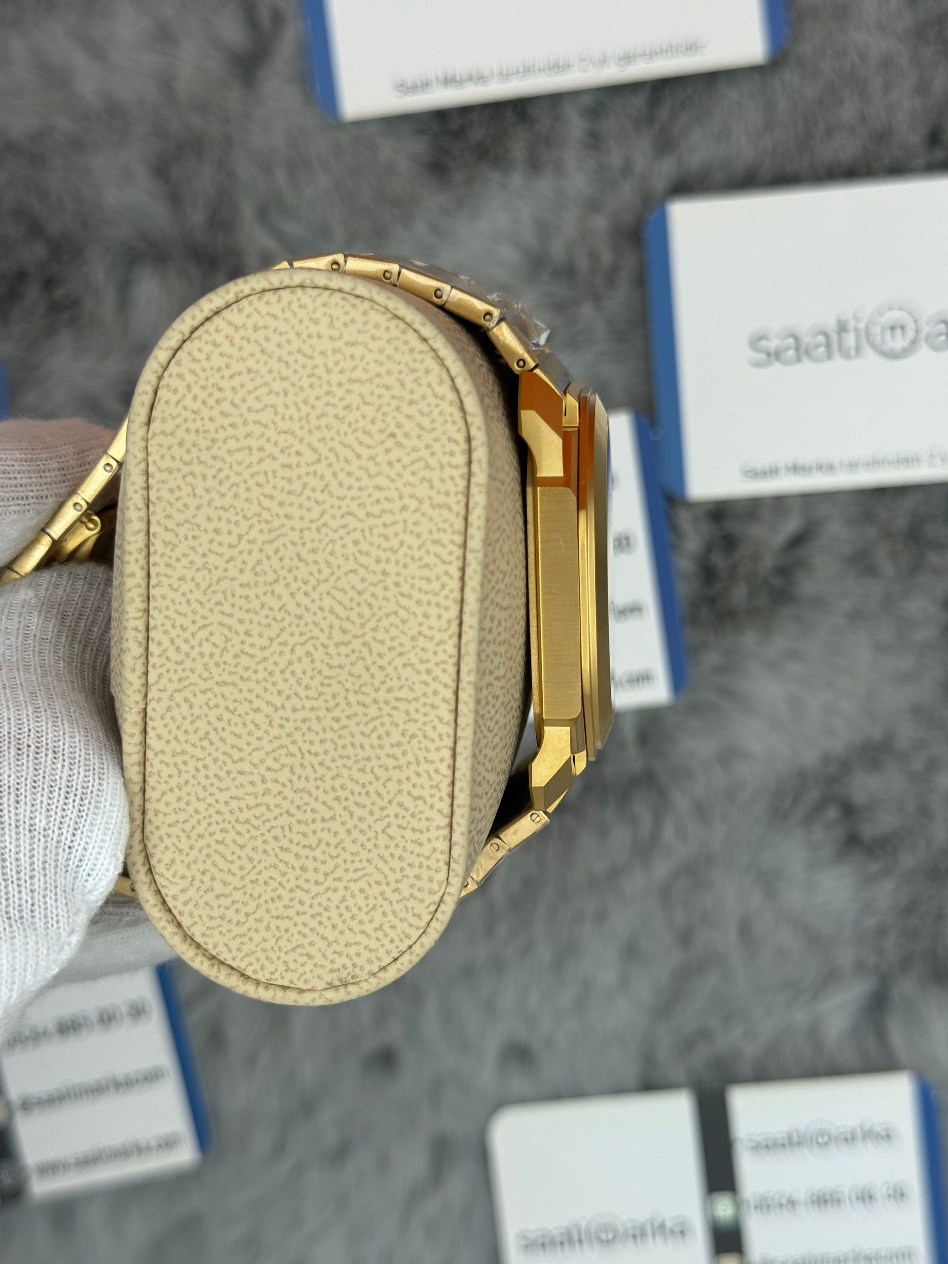 BVLGARİ octo 40mm pusula kadran gold kasa kordon erkek kol saati