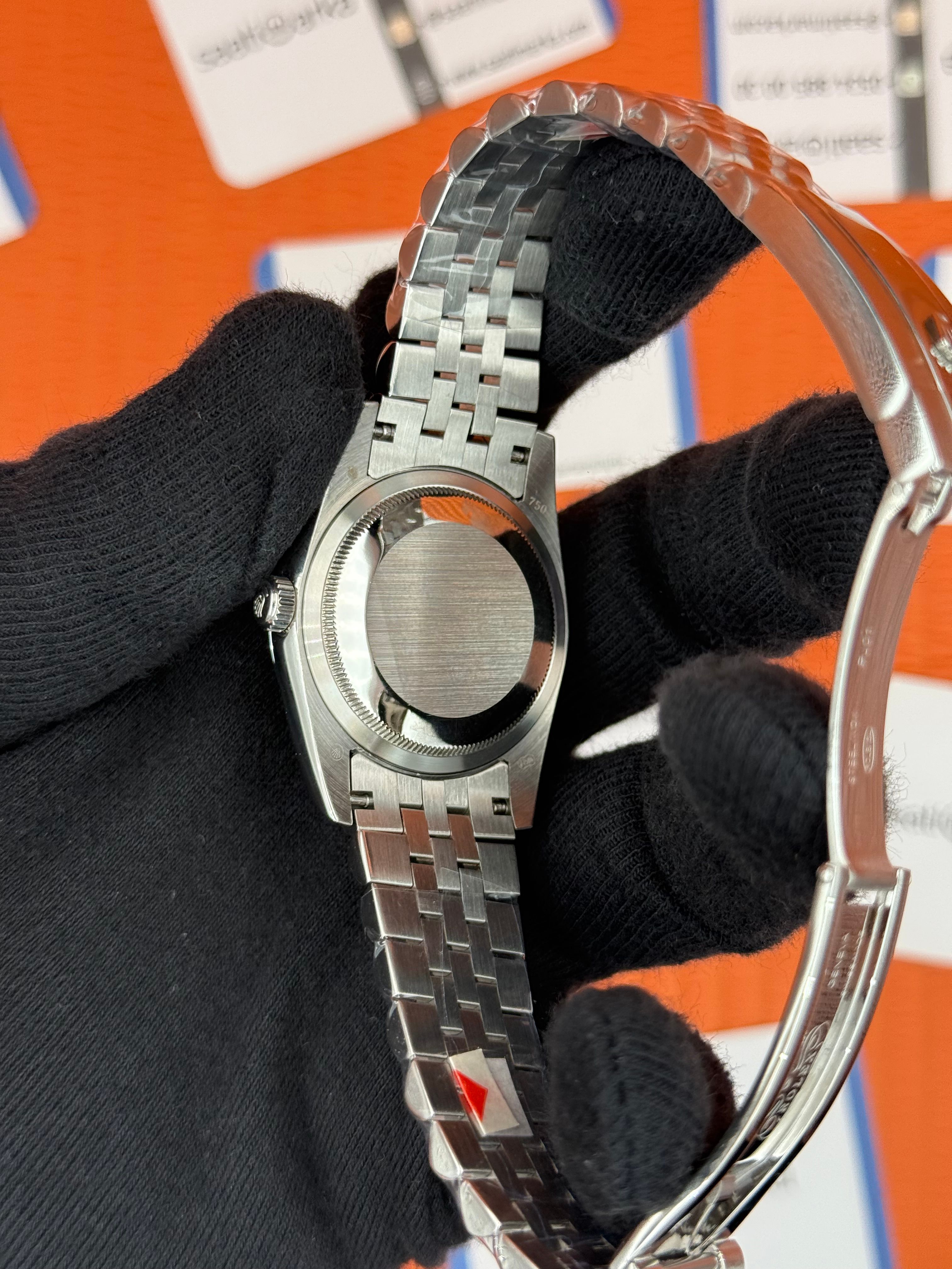 ROLEX datejust 36mm mavi kadran silver jubilee kordon