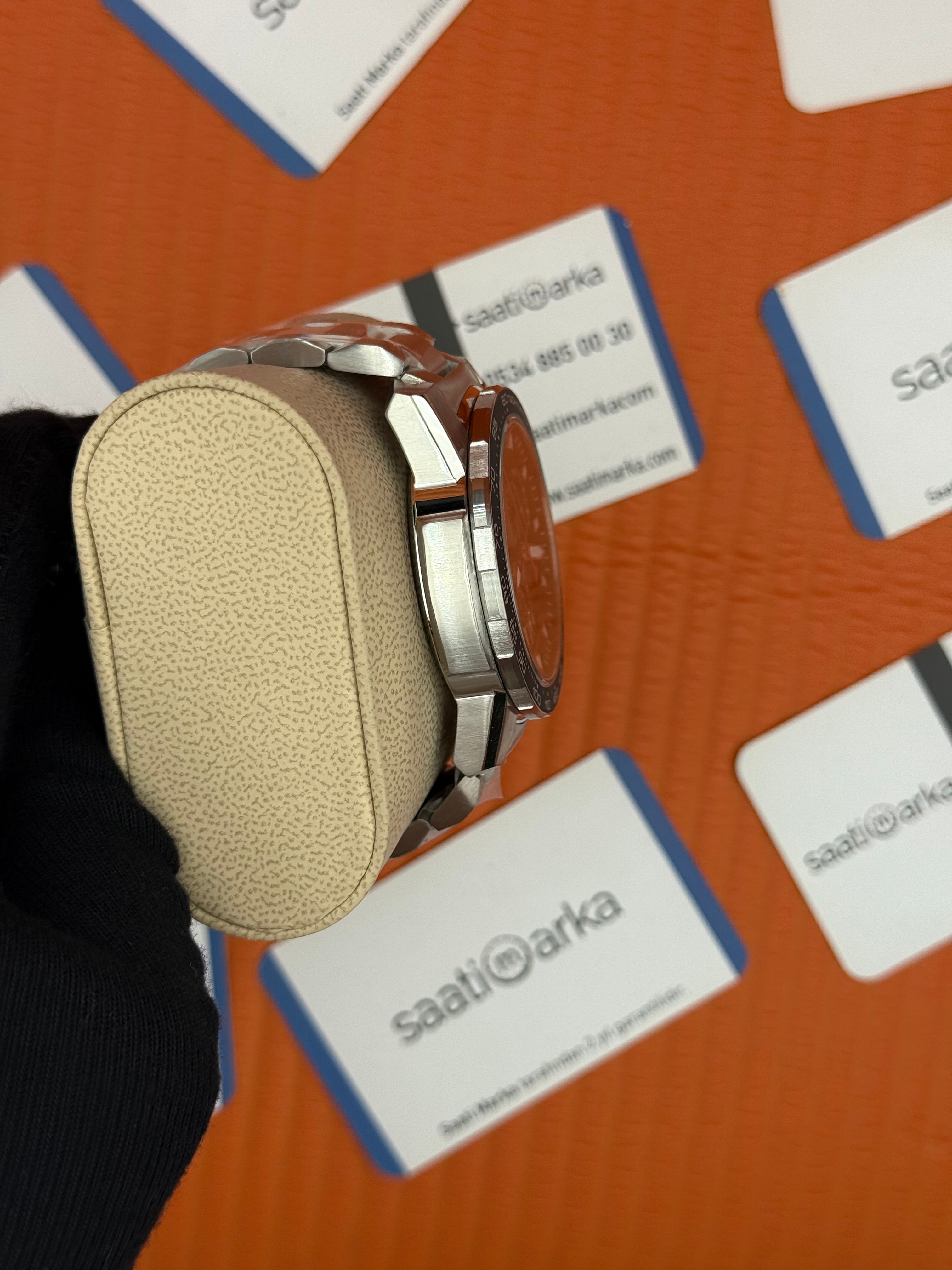 TISSOT siyah kadran silver kasa kordon erkek kol saati