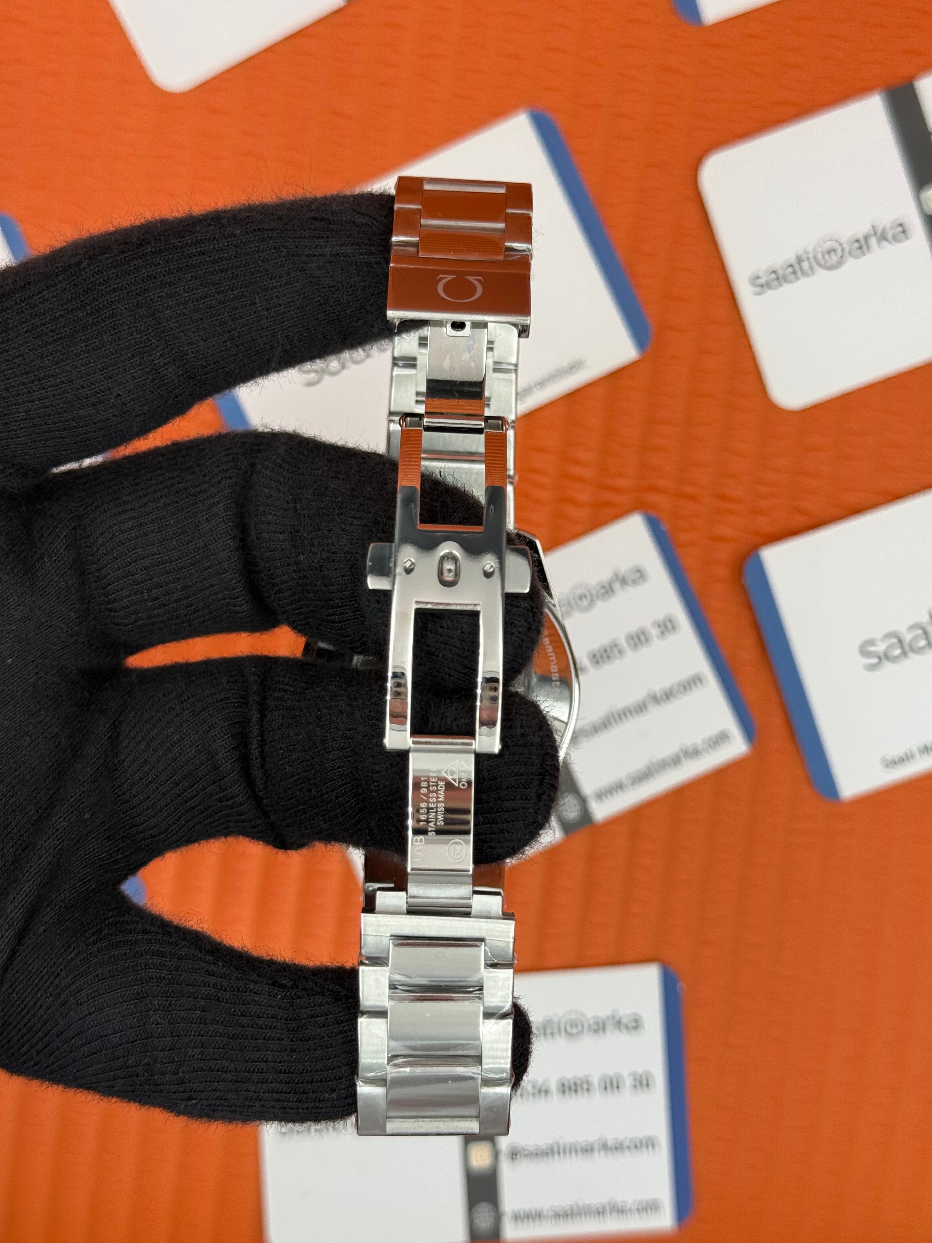 OMEGA SEAMASTER AQUA TERRA TURUNCU KADRAN OTOMATİK MEKANİZMA ÇELİK KORDON KASA 