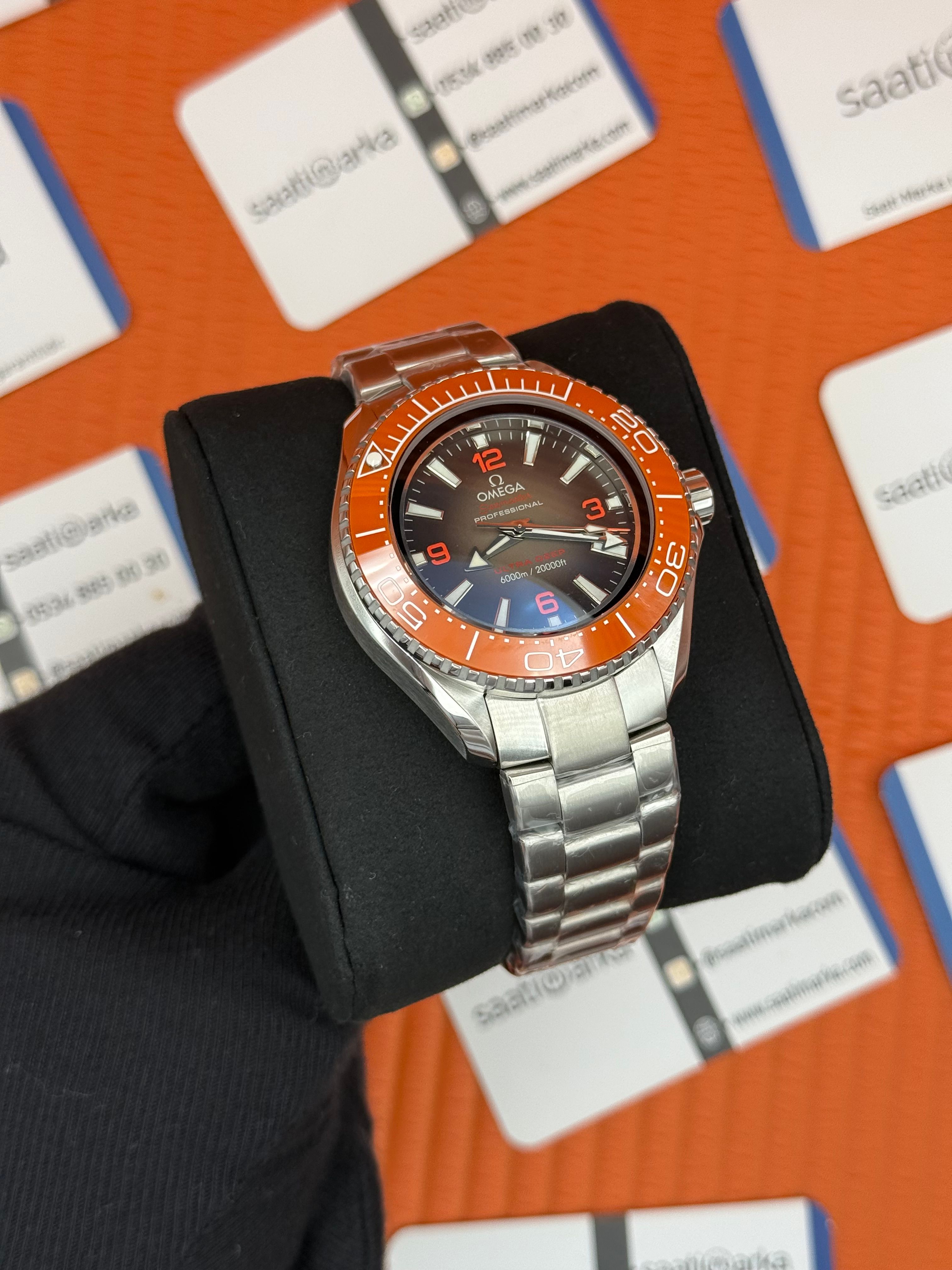OMEGA SEAMASTER ULTRA DEEP 6000M BROWN  KADRAN TURUNCU BEZEL 