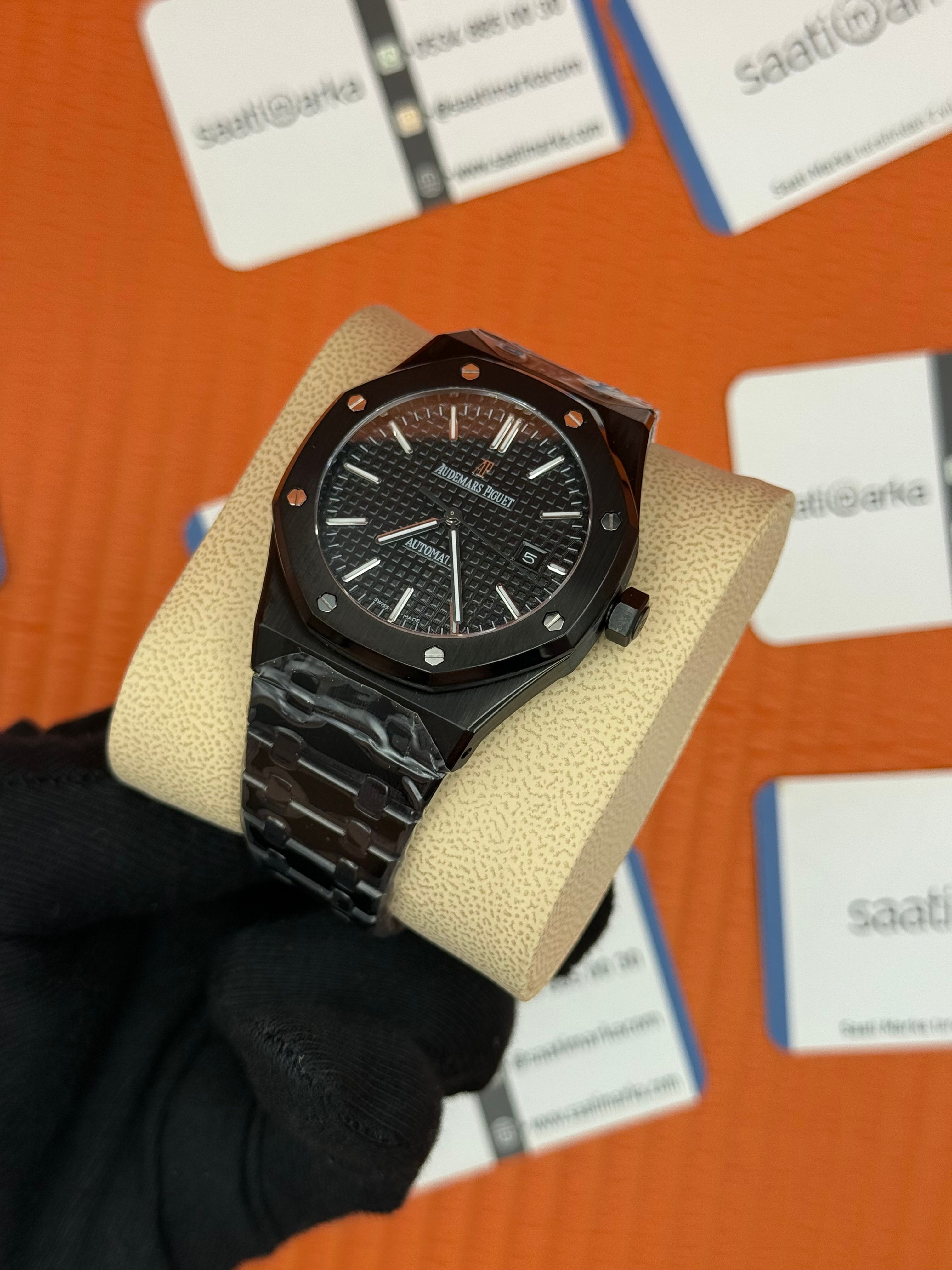 AUDEMARS PİGUET ROYAL OAK FULL BLACK AUTOMATİC MEKANİZMA