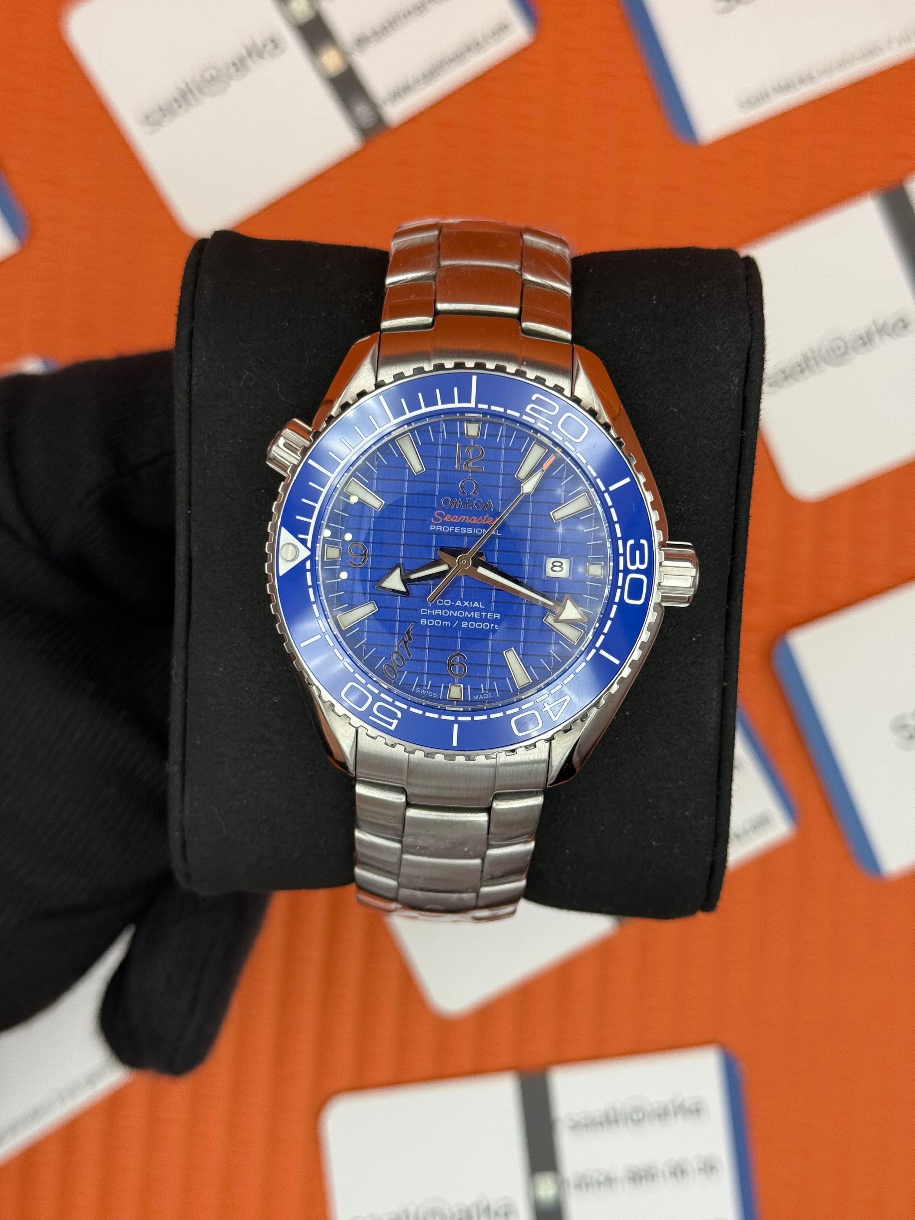 OMEGA SEMASTER CHRONOMETER 600M MAVİ KADRAN BEZEL SİLVER KASA KORDON 