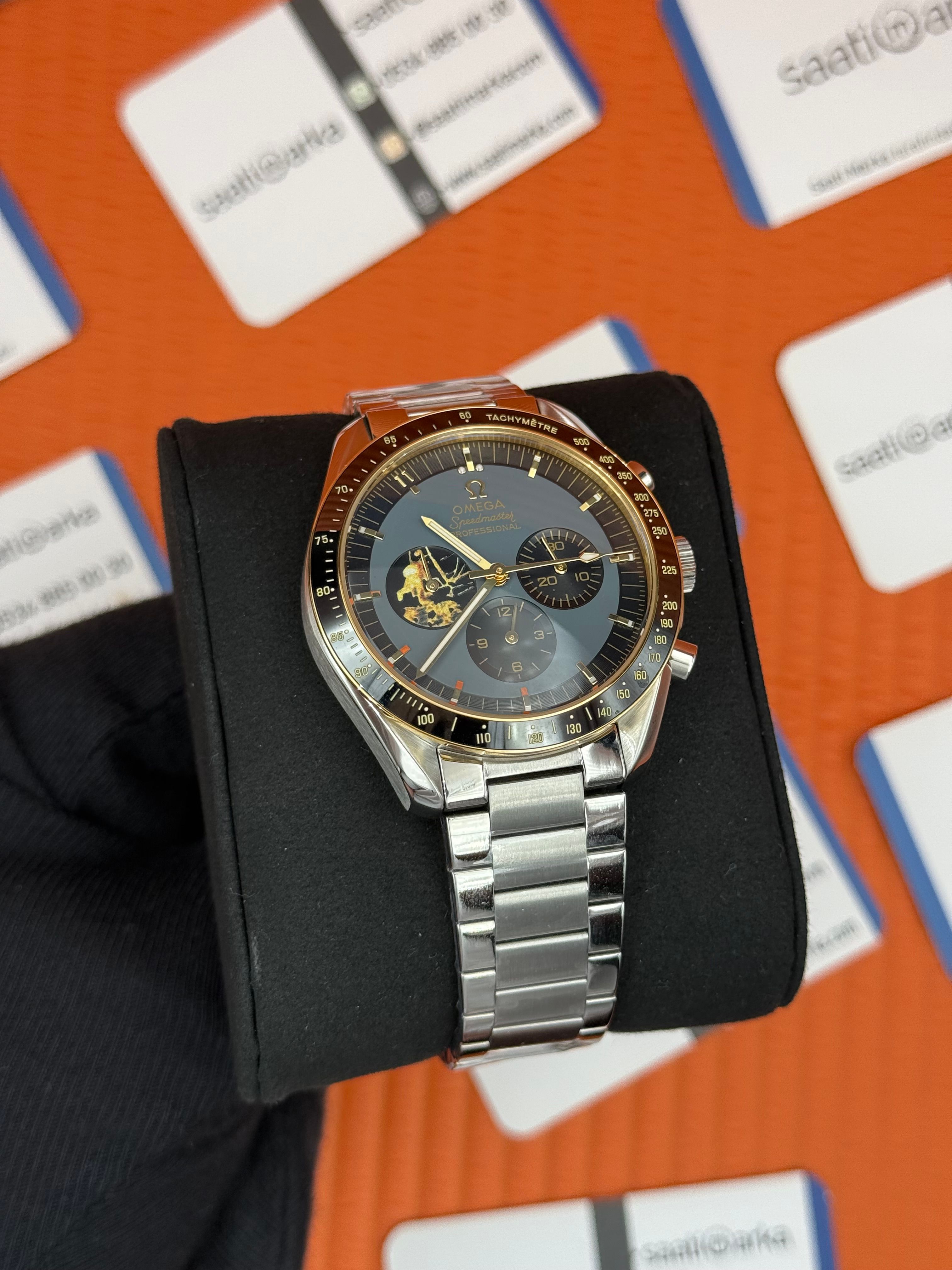 OMEGA SPEEDMASTER SİYAH GRİ KADRAN SİYAH BEZEL 