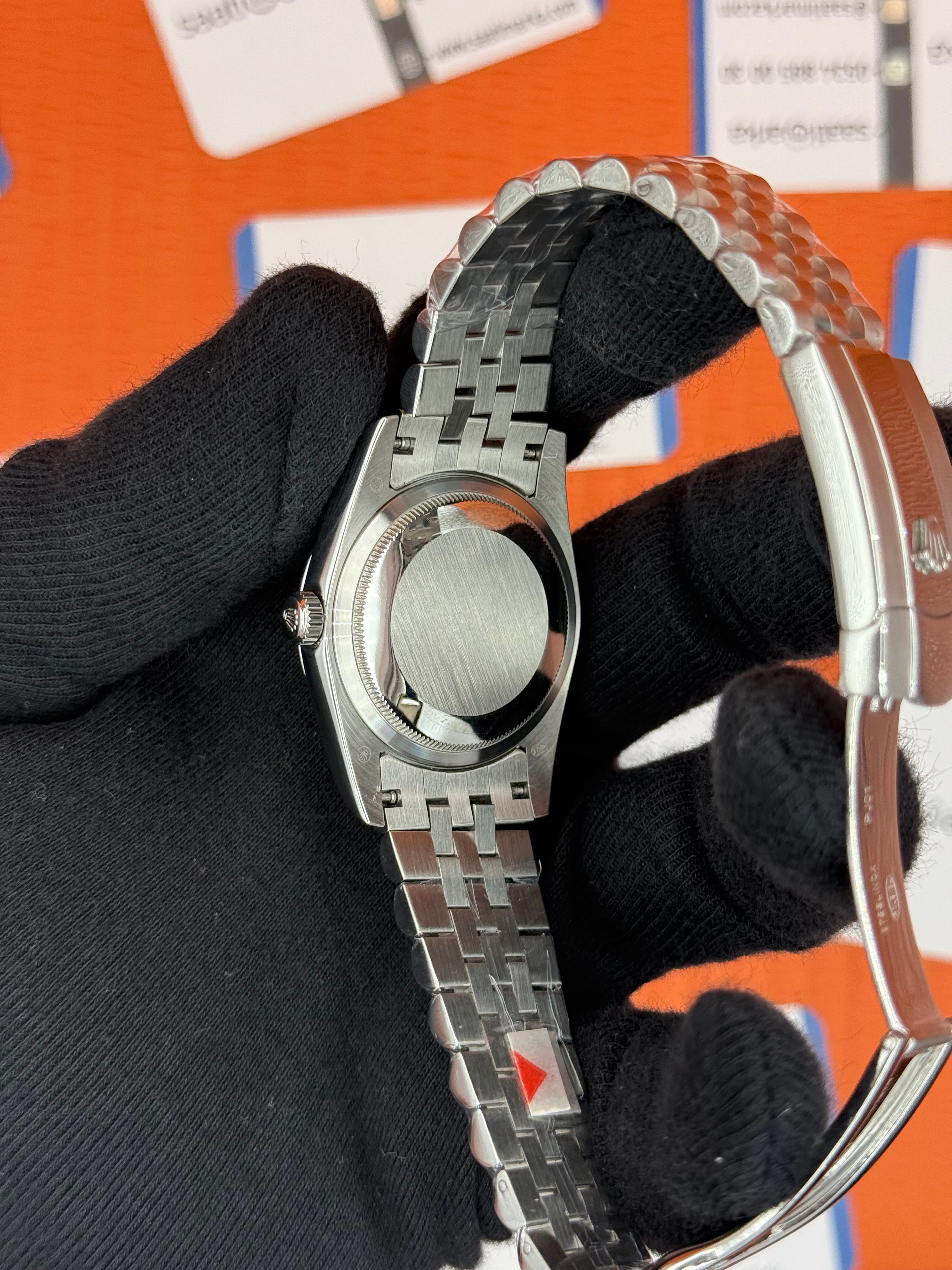 ROLEX datejust 36mm turkuaz baget taşlı kadran jubilee kordon