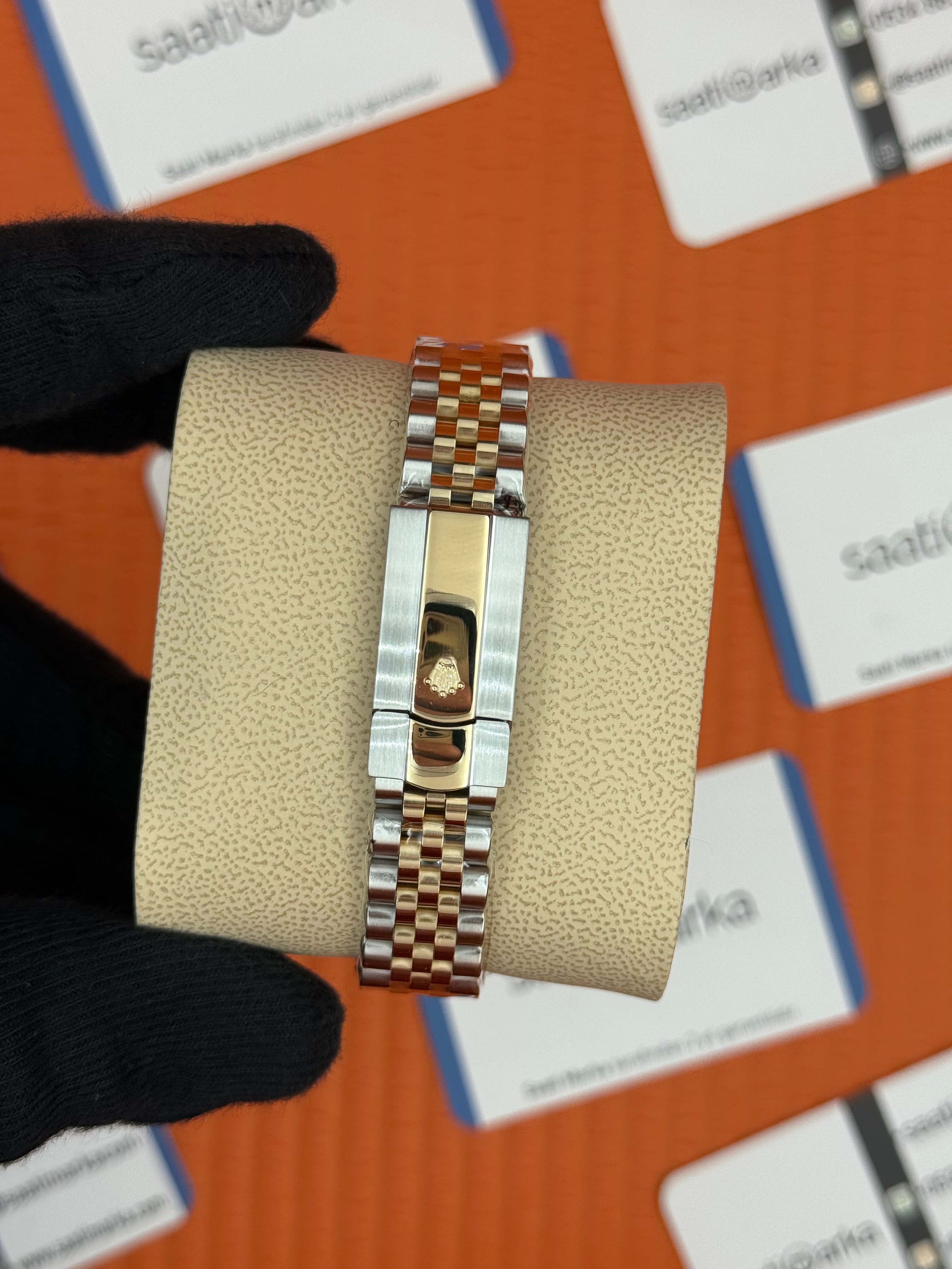 ROELX datejust 31mm şampanya kadran gold silver jubilee kordon