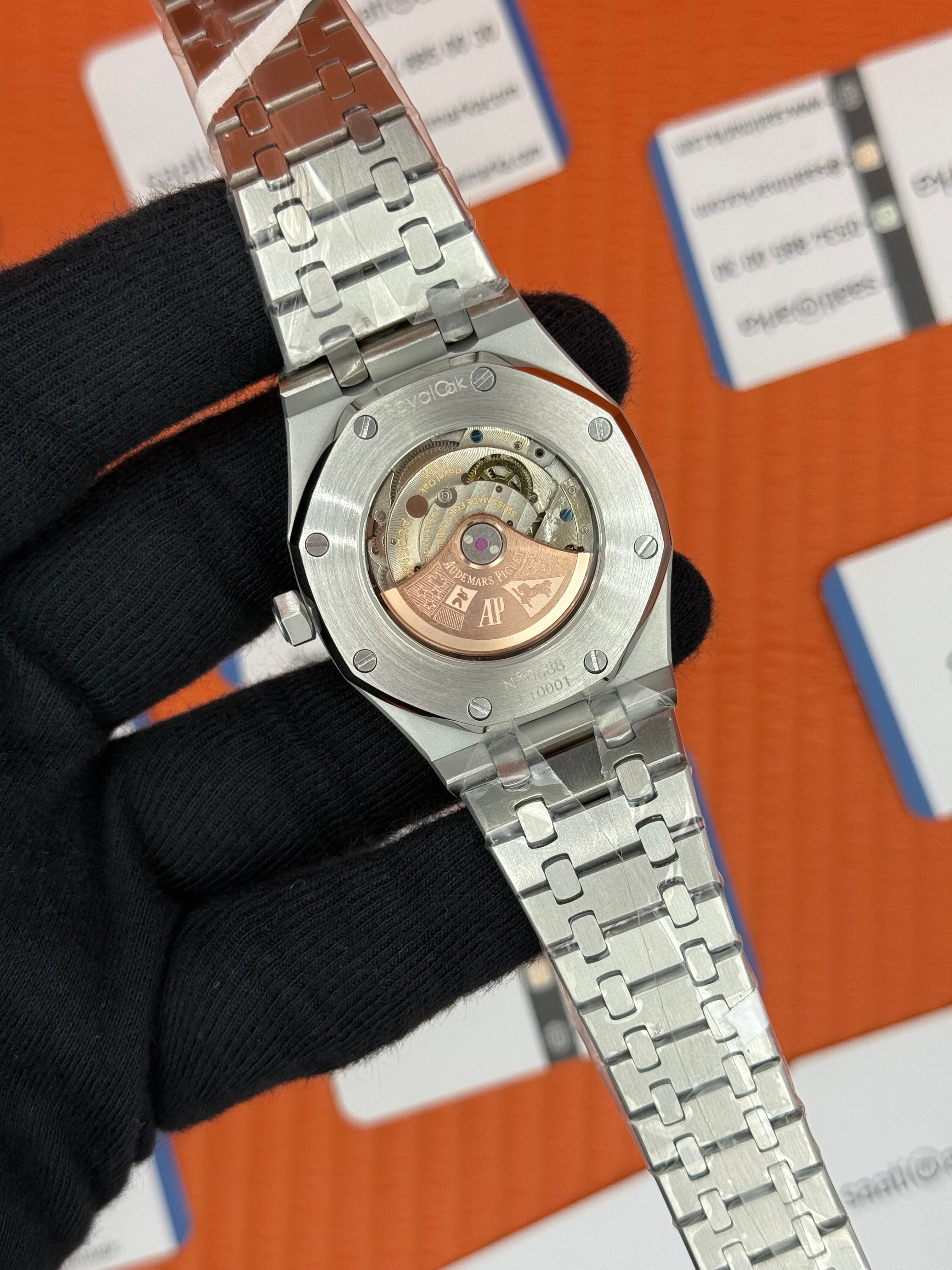 AUDEMARS PİGUET ROYAL OAK BEYAZ KADRAN SİLVER KASA KORDON AUTOMATİK MEKANİZMA